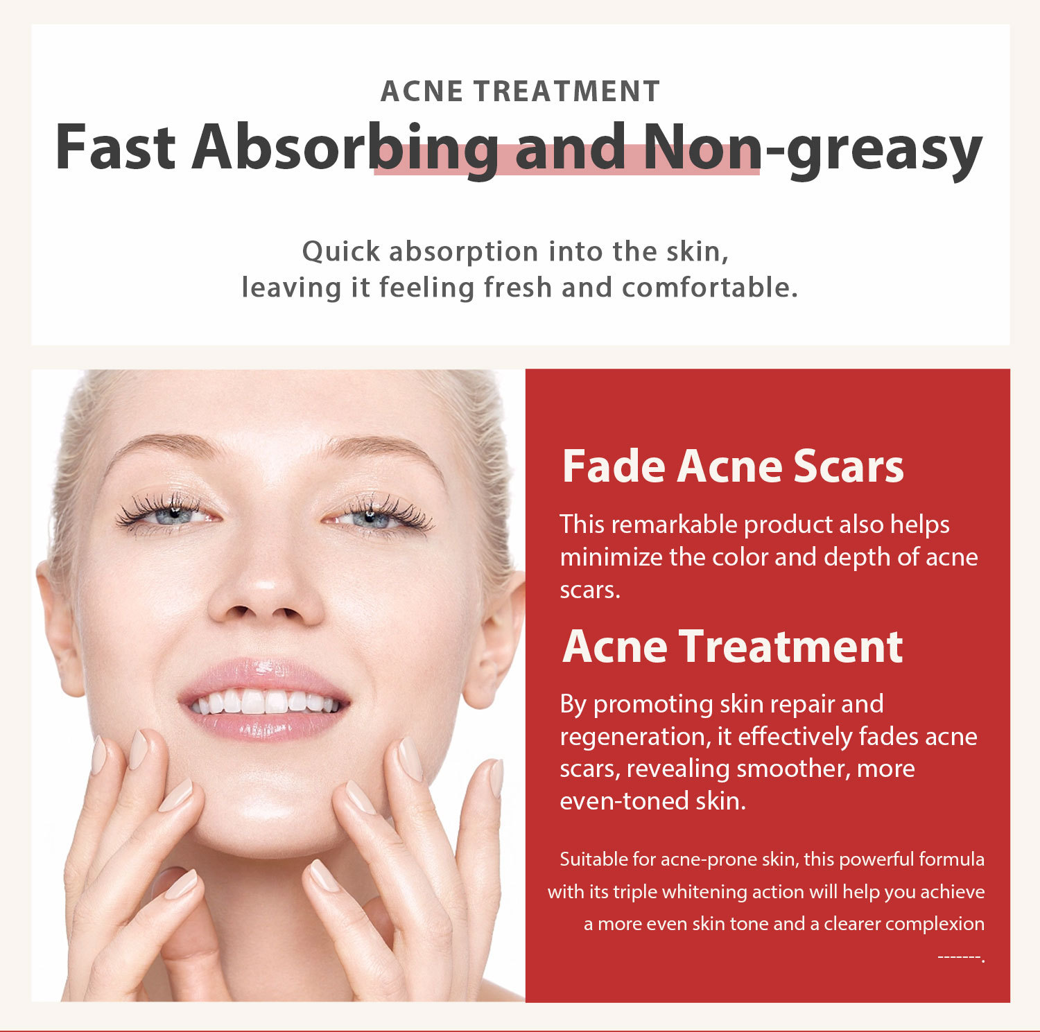 Vitamin C 15 Percent Niacinamide Dark Spot Cream For Acne Marks Pore Cleansing And Skin Brightening Face Cream