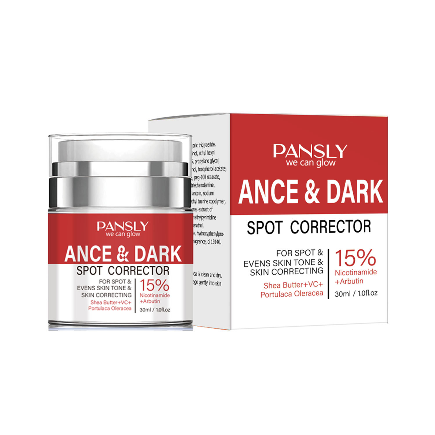 Vitamin C 15 Percent Niacinamide Dark Spot Cream For Acne Marks Pore Cleansing And Skin Brightening Face Cream