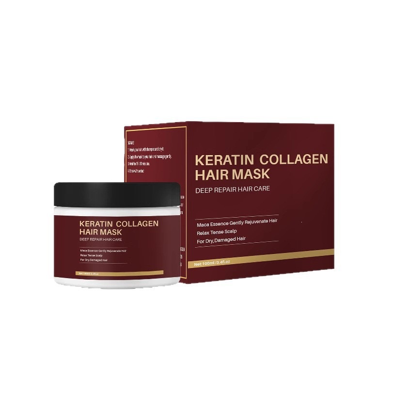 Collagen Hair Mask For Deep Nourishment Smoothing And Repairing Dry Damaged Hair Treatment