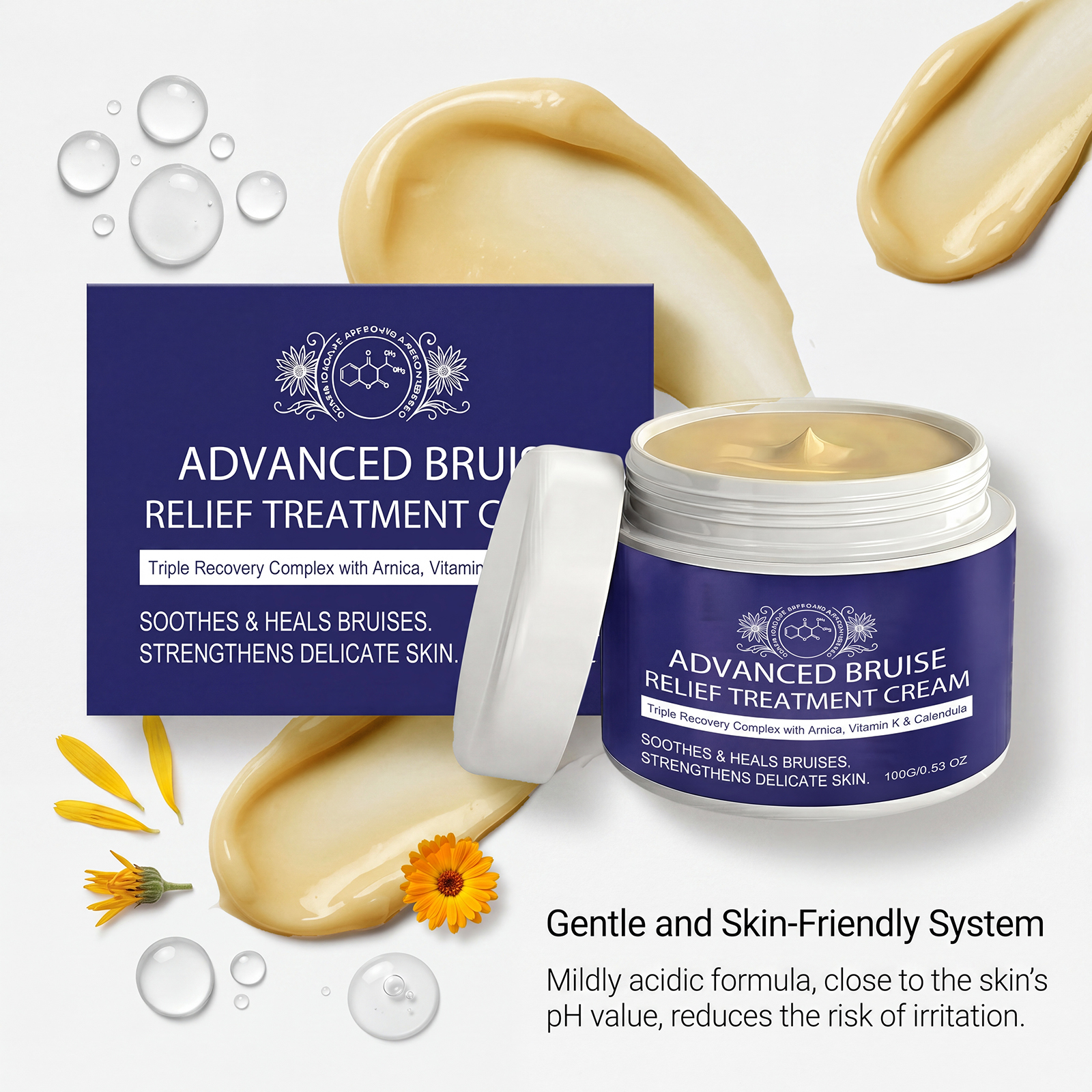 Skin Care Ointment Mild Ingredient Moisturizing Hydrating Comfortable Smearing Body Skin Daily Massage Gentle Maintenance