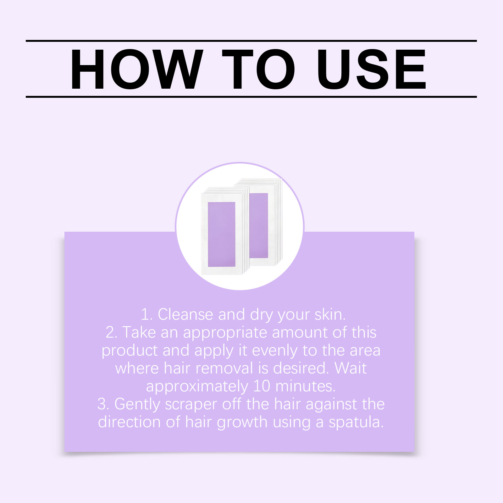 Mild Soothing Hair Removal Wax Strips Gentle Cleansing Silky Skin Daily Portable Whole Body Depilation
