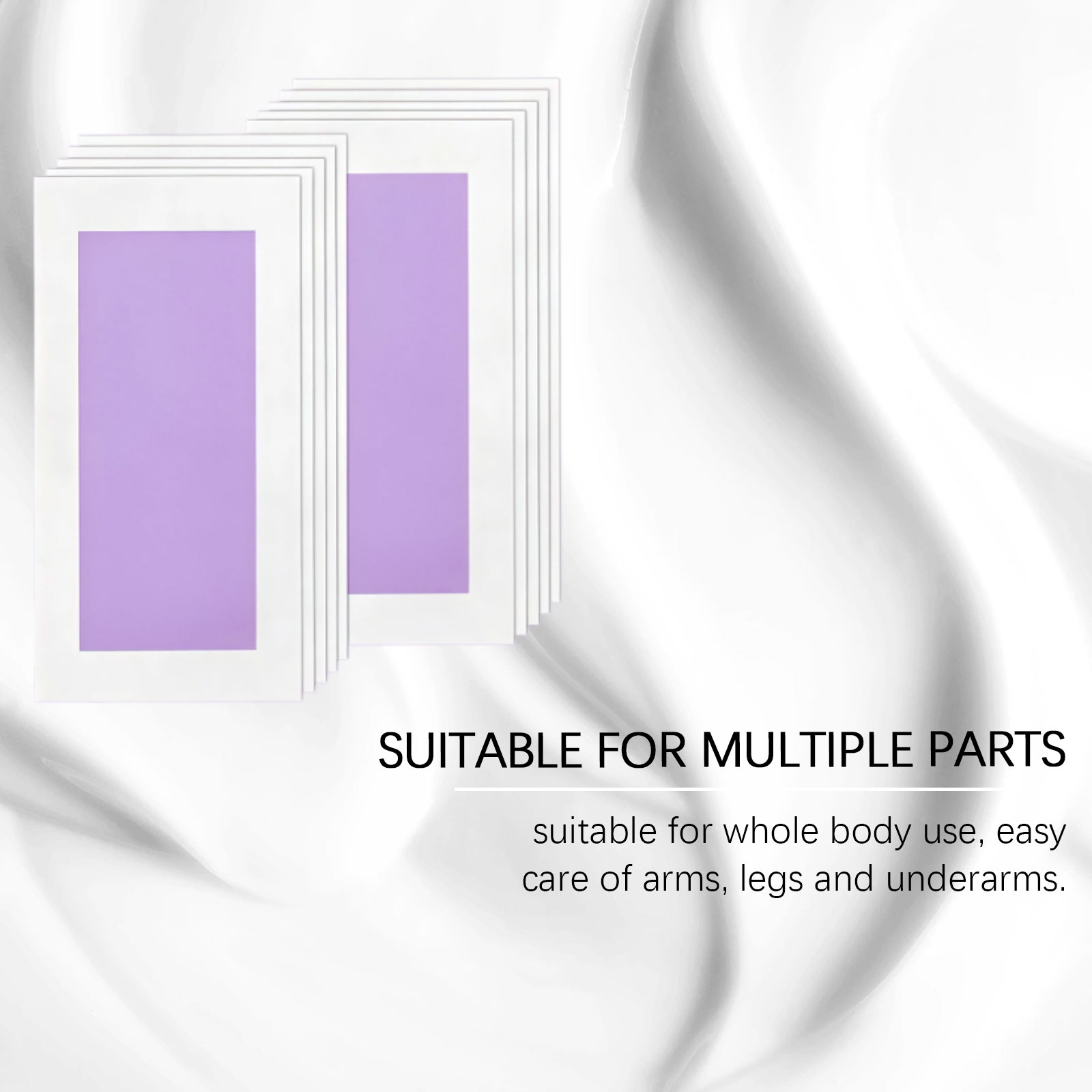 Mild Soothing Hair Removal Wax Strips Gentle Cleansing Silky Skin Daily Portable Whole Body Depilation