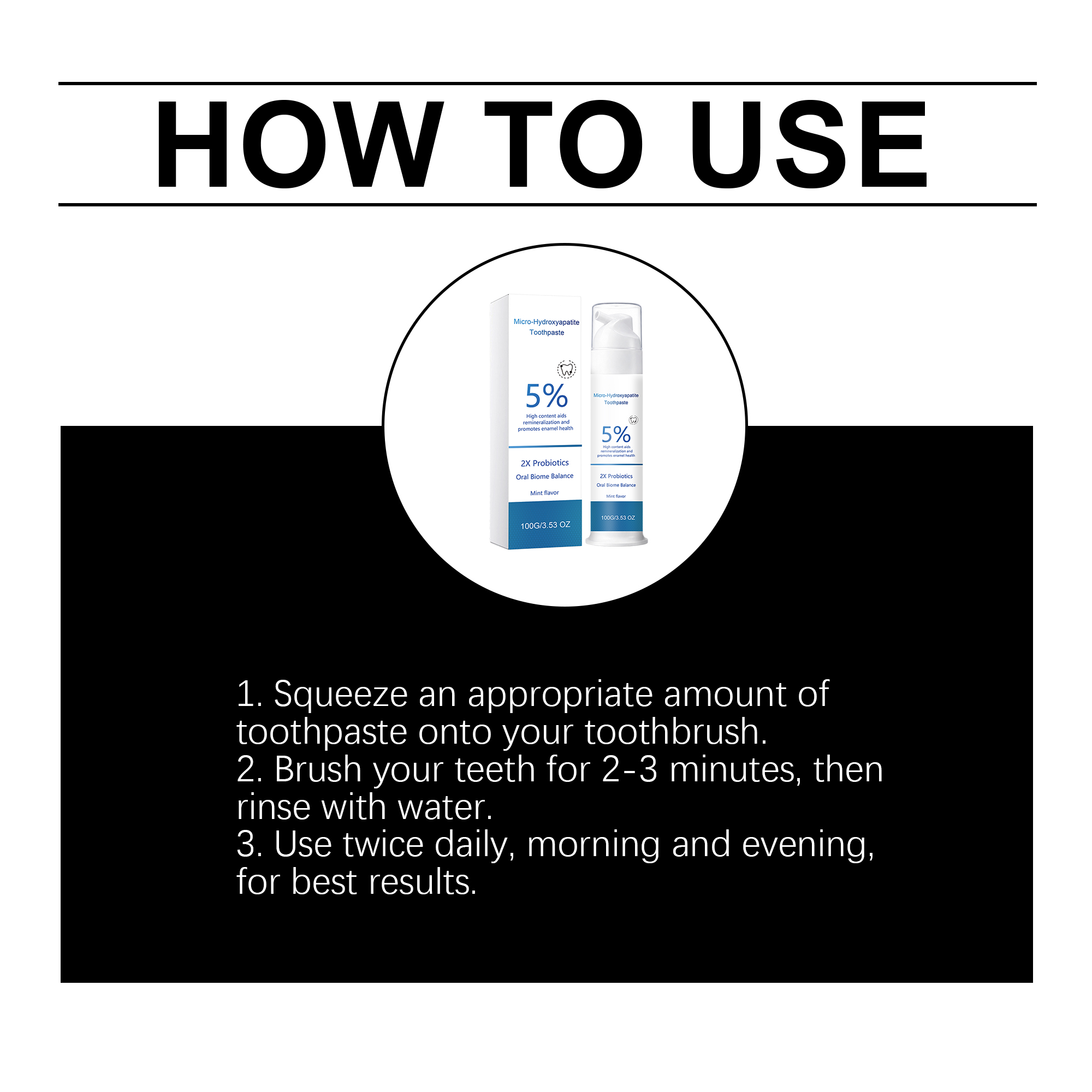 Probiotic Enamel Guard Toothpaste Daily Mouth Care Safeguard Whole Oral Tissue Wellness Upkeep