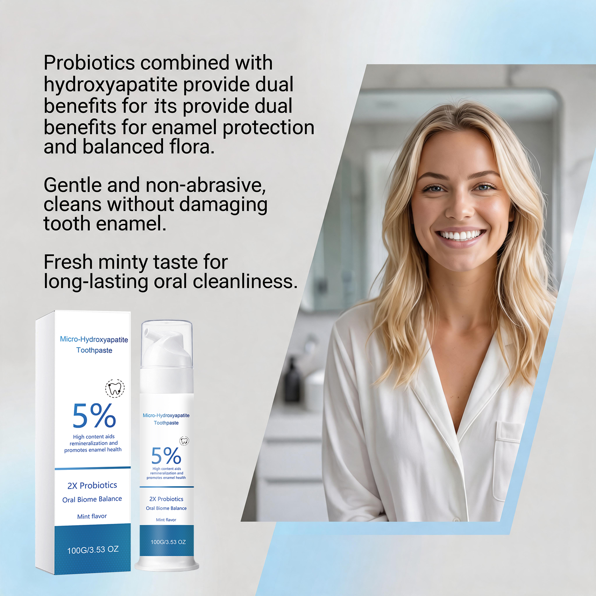 Probiotic Enamel Guard Toothpaste Daily Mouth Care Safeguard Whole Oral Tissue Wellness Upkeep