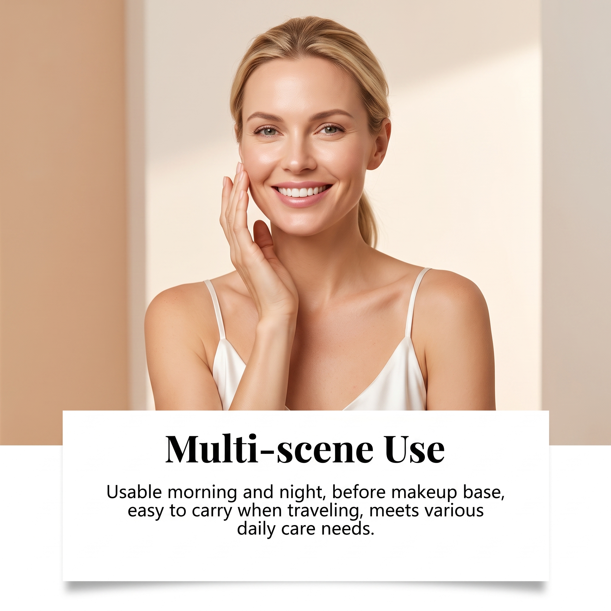 Renewing Facial Care Stick Massage Nourish Skin Hydrate Elastic Gentle Moisturize Face Neck Bar