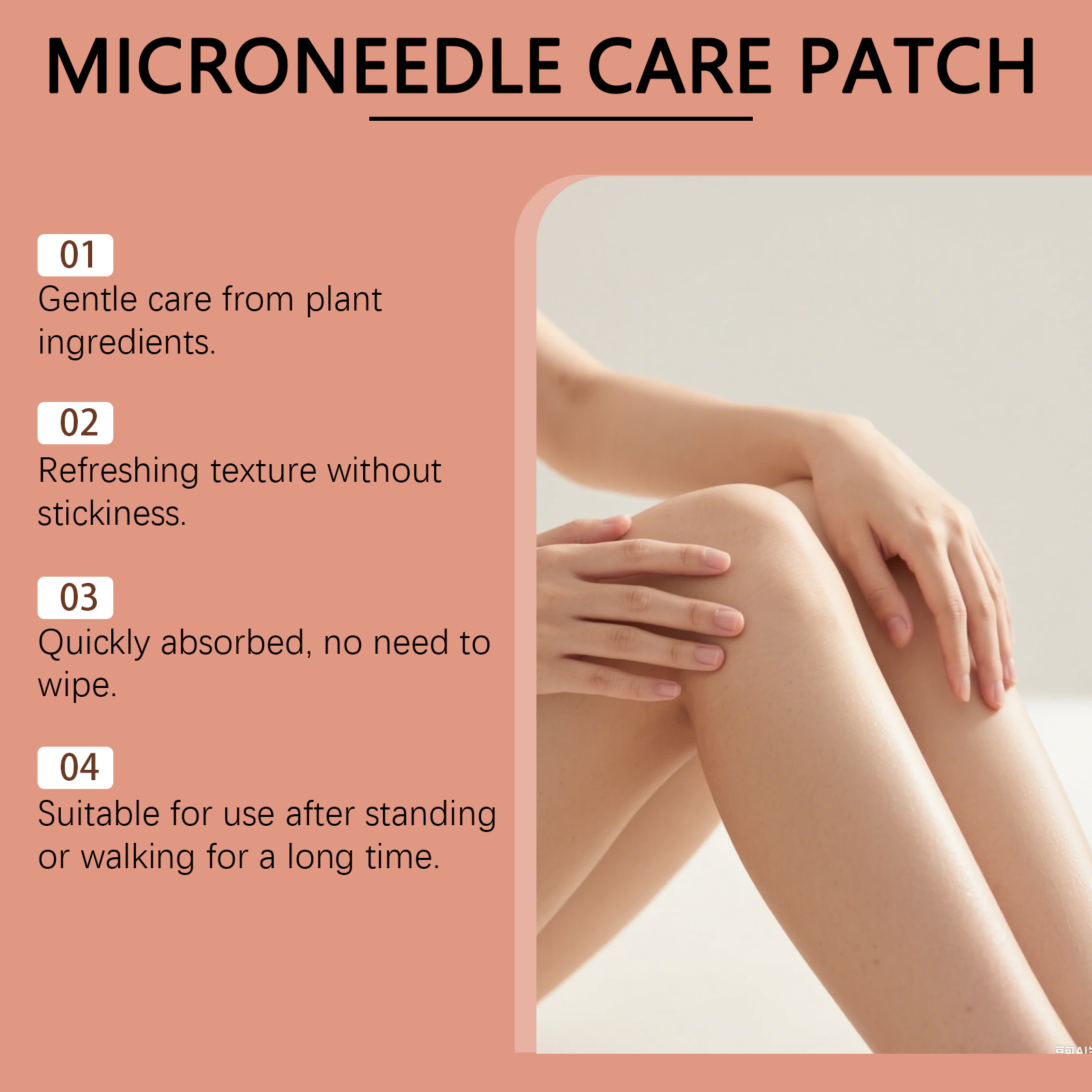 Body Care Patches Light Smooth Hydrating Mild Formula Fit Skin Daily Body Treatment