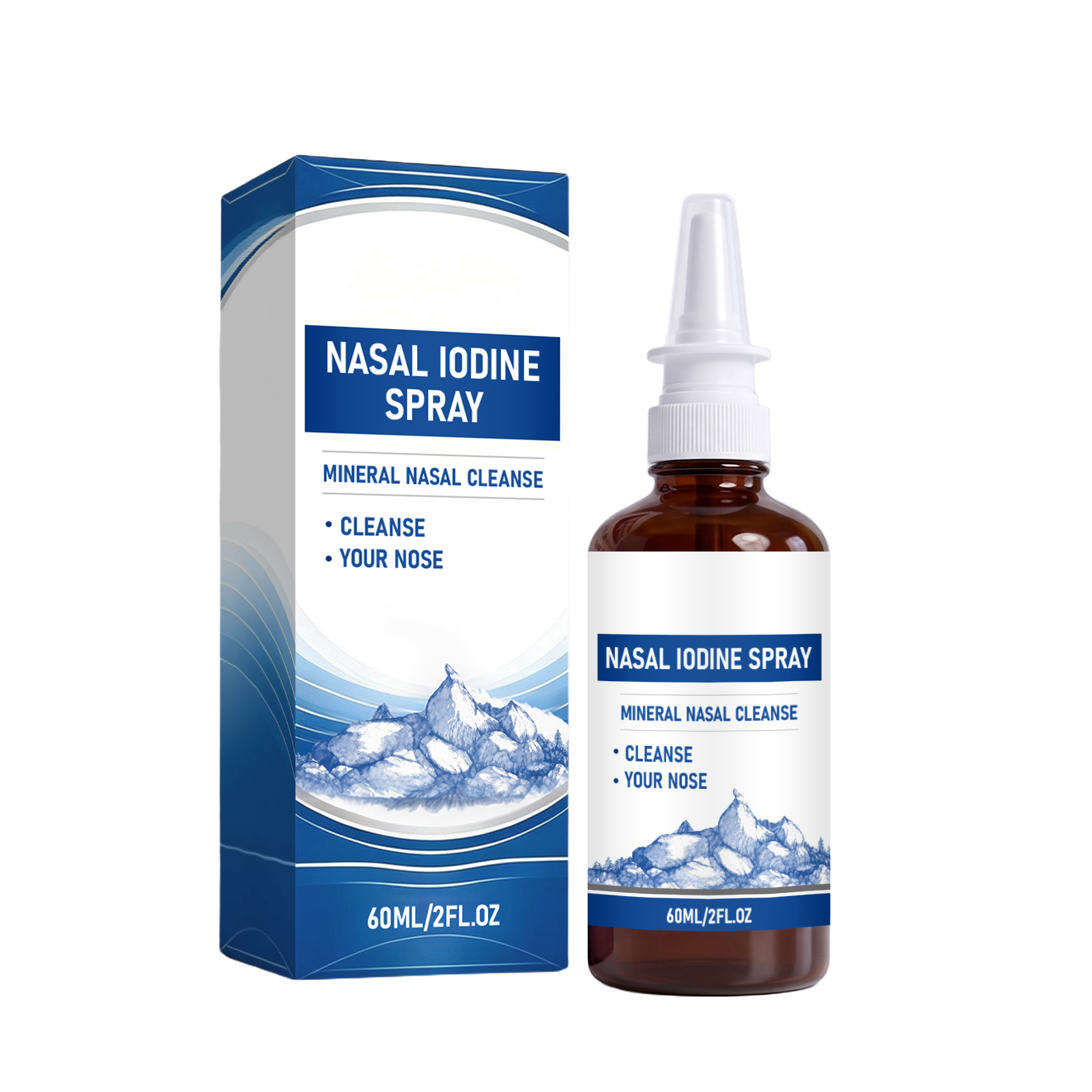 Nasal Cleansing Care Spray Mild Ingredients Daily Nourish Moisturize Nose Cool Comfort Fresh Breath Gentle Protection