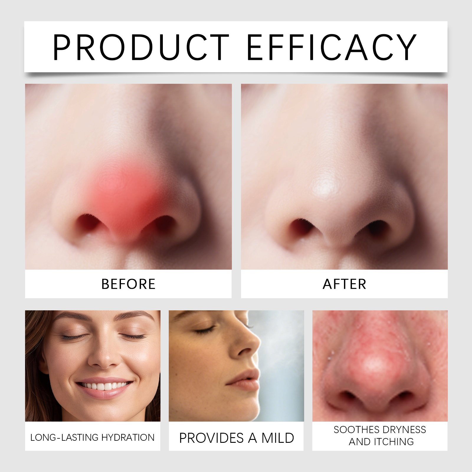 Nasal Cleansing Care Spray Mild Ingredients Daily Nourish Moisturize Nose Cool Comfort Fresh Breath Gentle Protection