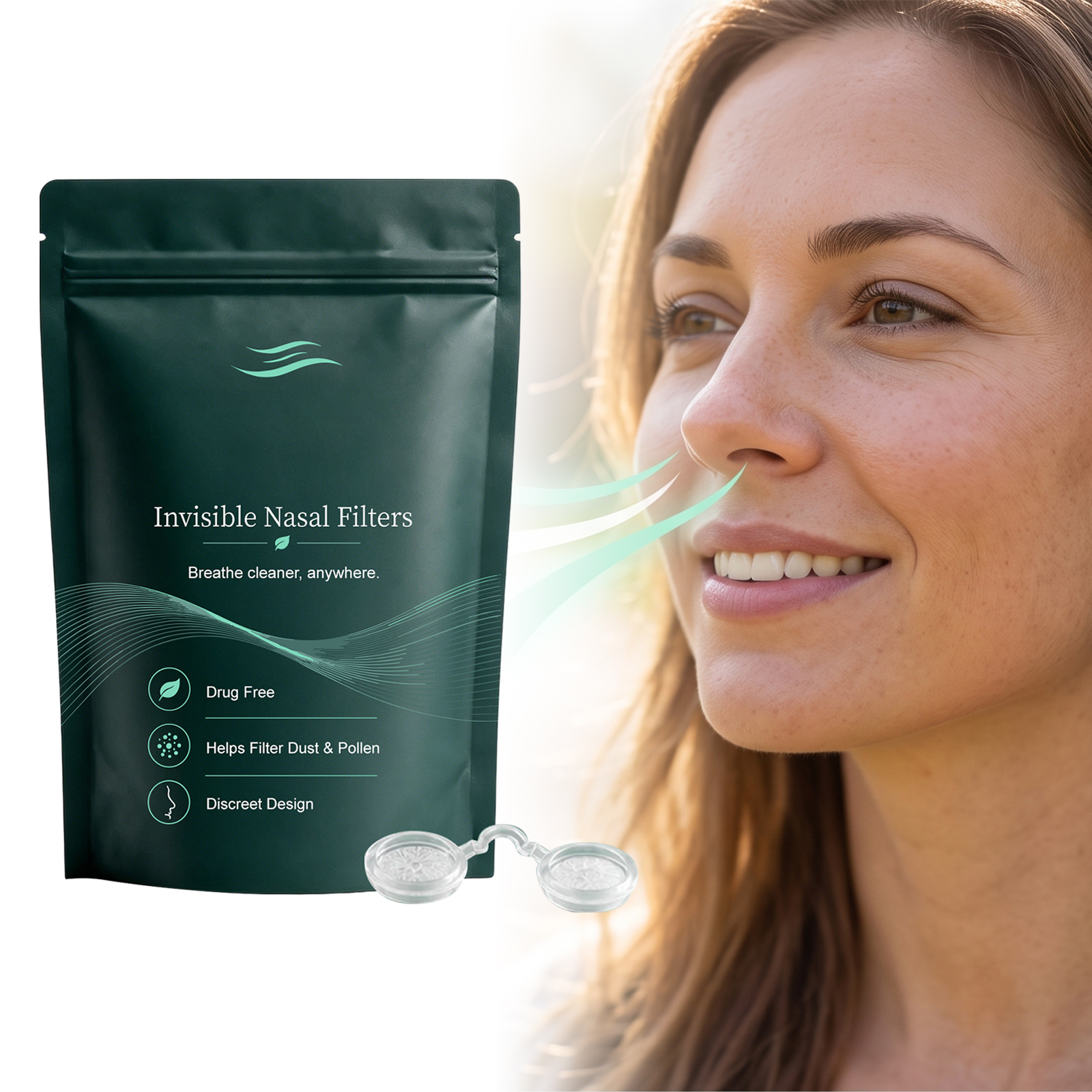 Nasal Care Device Cool Comfortable Breathable Mild Formula Daily Nose Gentle Protection Portable Care Instrument