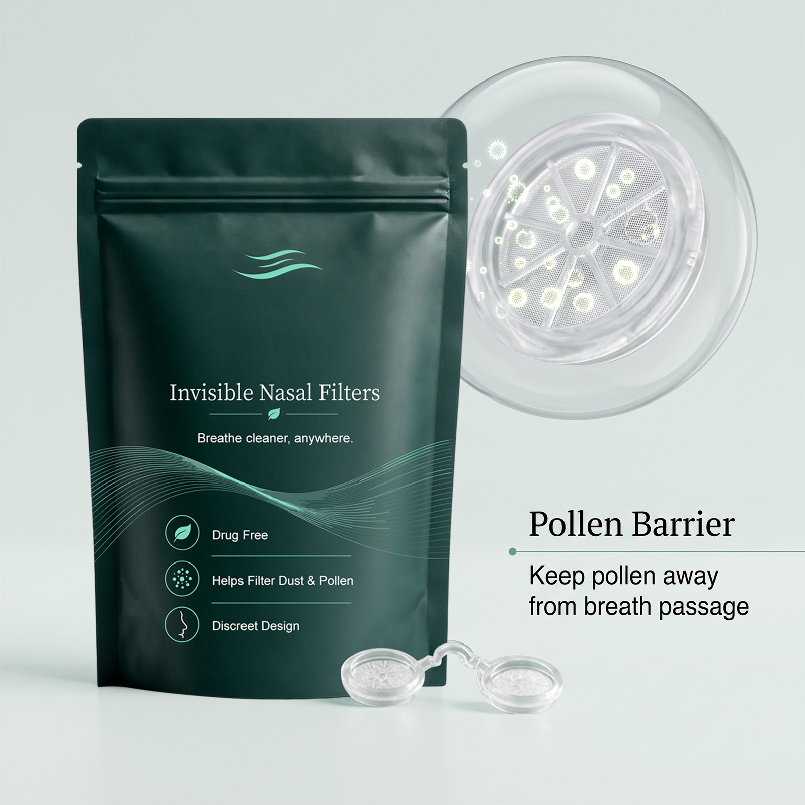 Nasal Care Device Cool Comfortable Breathable Mild Formula Daily Nose Gentle Protection Portable Care Instrument
