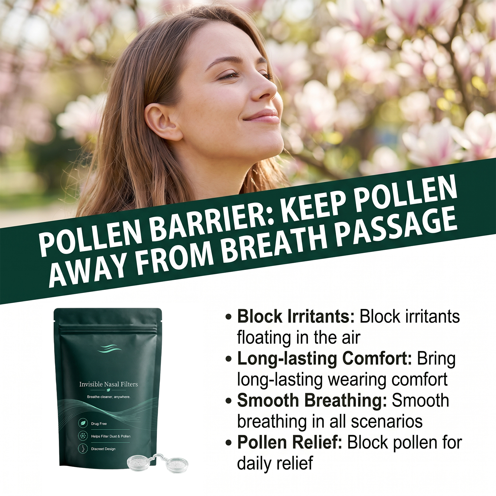 Nasal Care Device Cool Comfortable Breathable Mild Formula Daily Nose Gentle Protection Portable Care Instrument