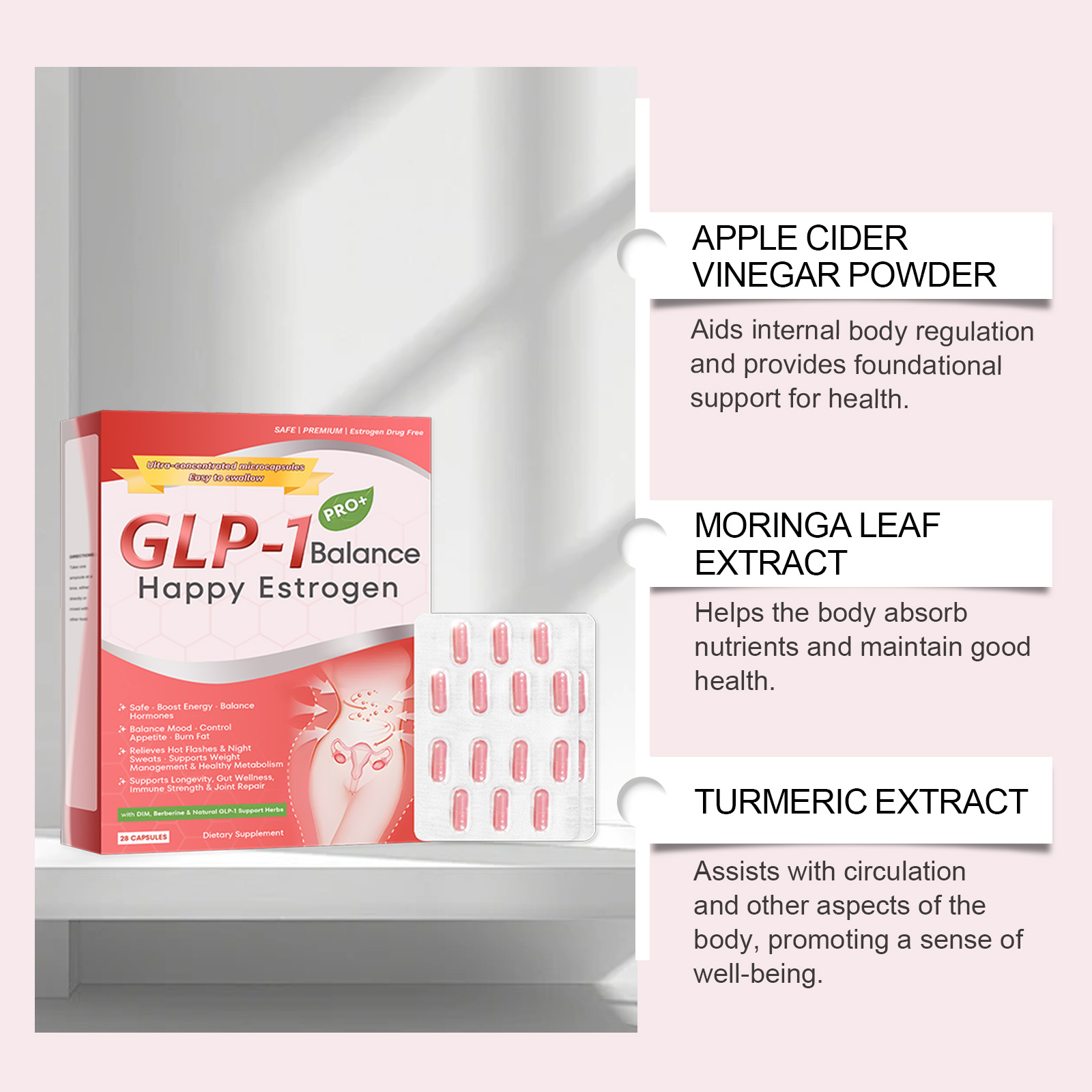 Female Care Capsules Gentle Nourish Body Care Comfort Boost Vitality Slim Figure Dietary Supplement