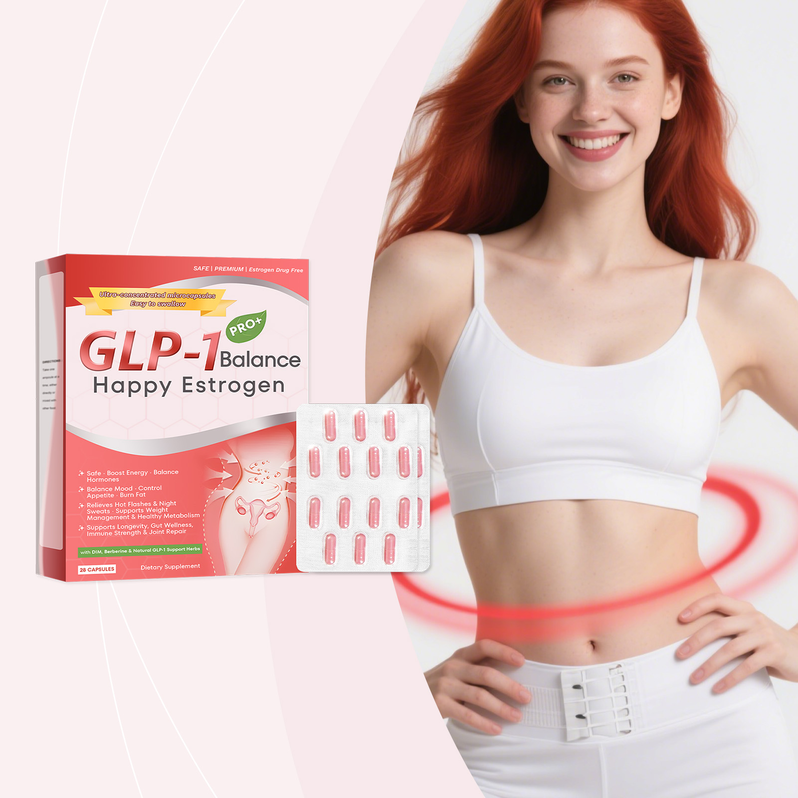 Female Care Capsules Gentle Nourish Body Care Comfort Boost Vitality Slim Figure Dietary Supplement