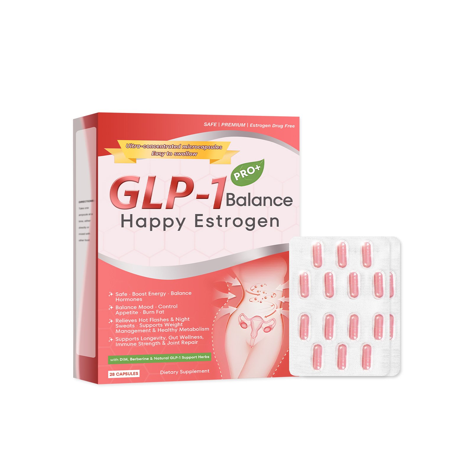 Female Care Capsules Gentle Nourish Body Care Comfort Boost Vitality Slim Figure Dietary Supplement