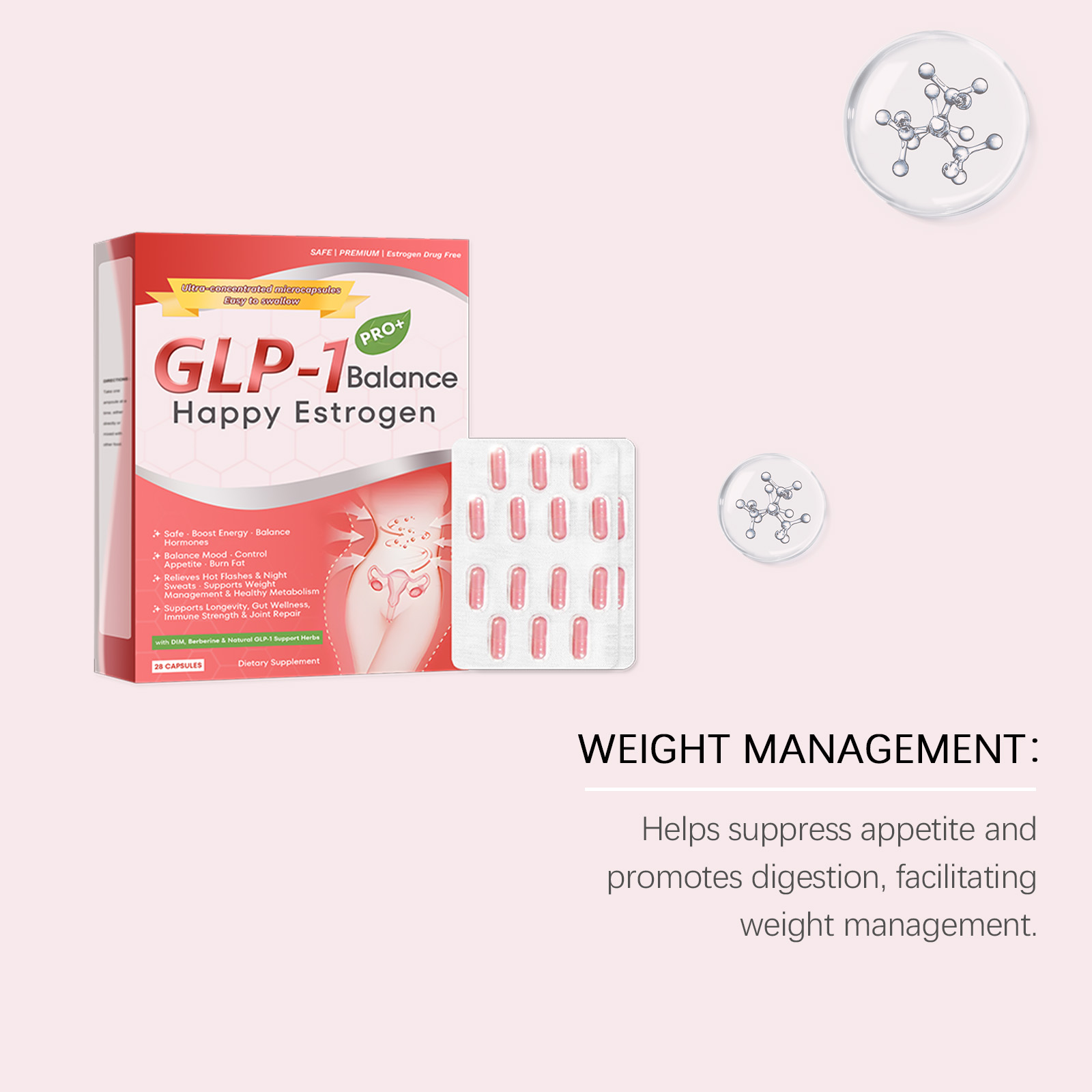 Female Care Capsules Gentle Nourish Body Care Comfort Boost Vitality Slim Figure Dietary Supplement