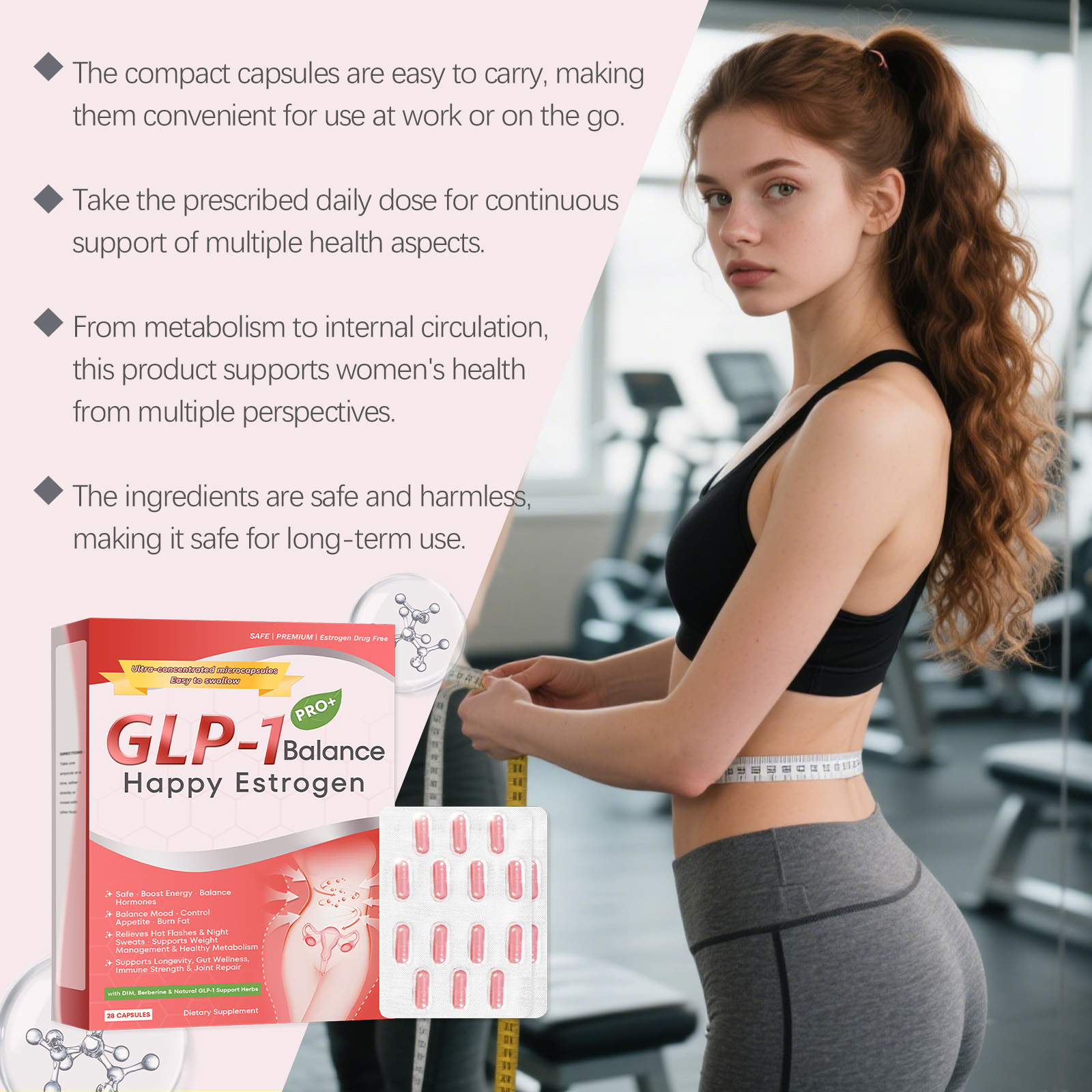 Female Care Capsules Gentle Nourish Body Care Comfort Boost Vitality Slim Figure Dietary Supplement