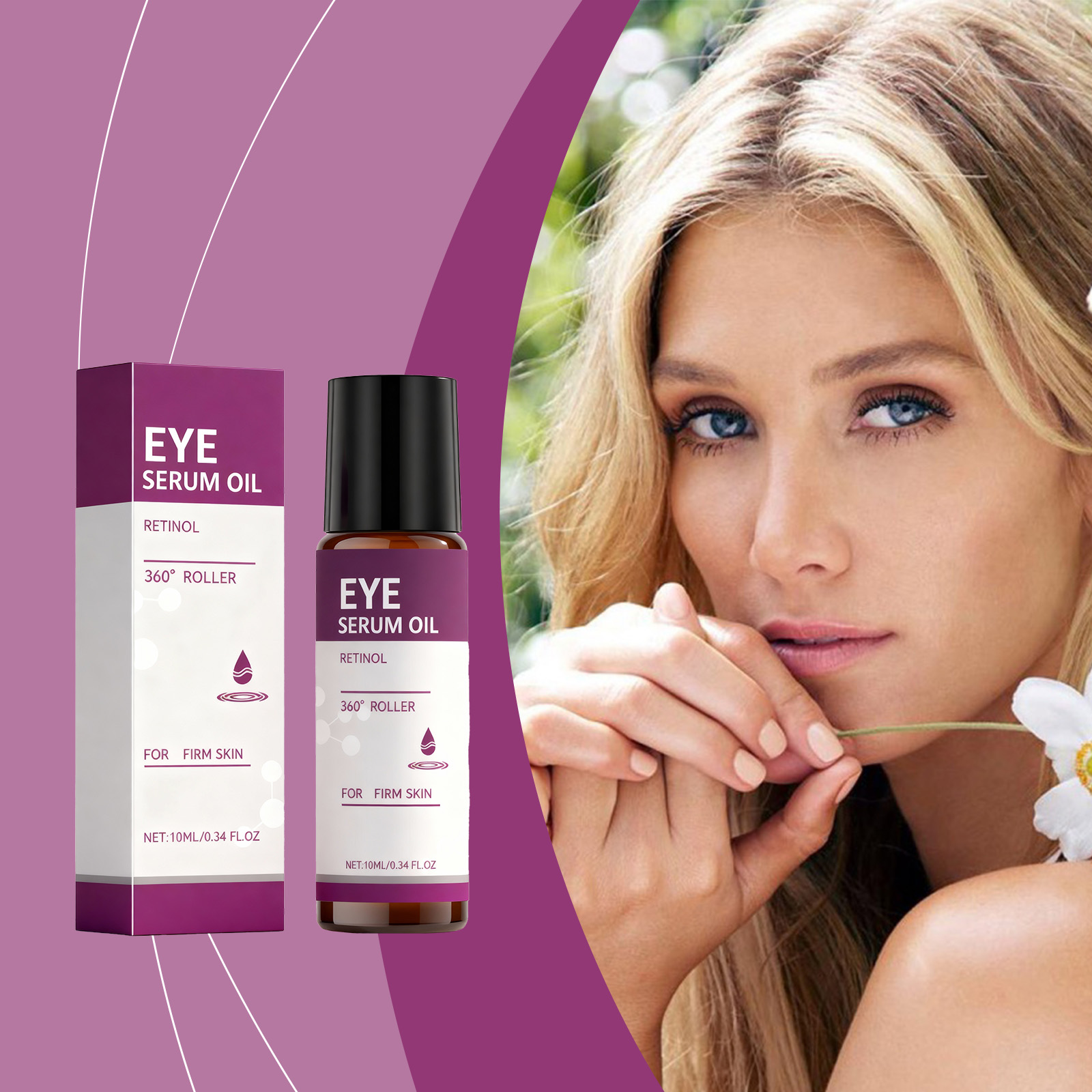 Retinol Eye Essence Nourishing Hydrating Tender Smooth Periocular Skin Daily Skincare Softening Essence Liquid