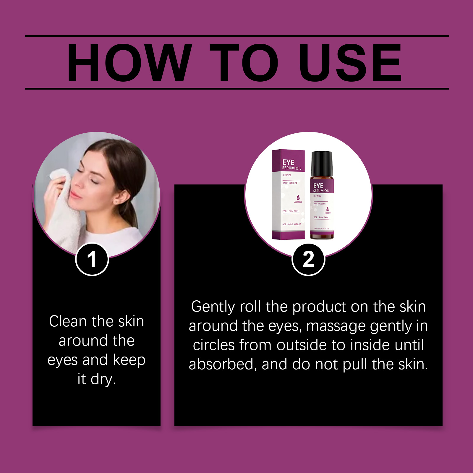 Retinol Eye Essence Nourishing Hydrating Tender Smooth Periocular Skin Daily Skincare Softening Essence Liquid