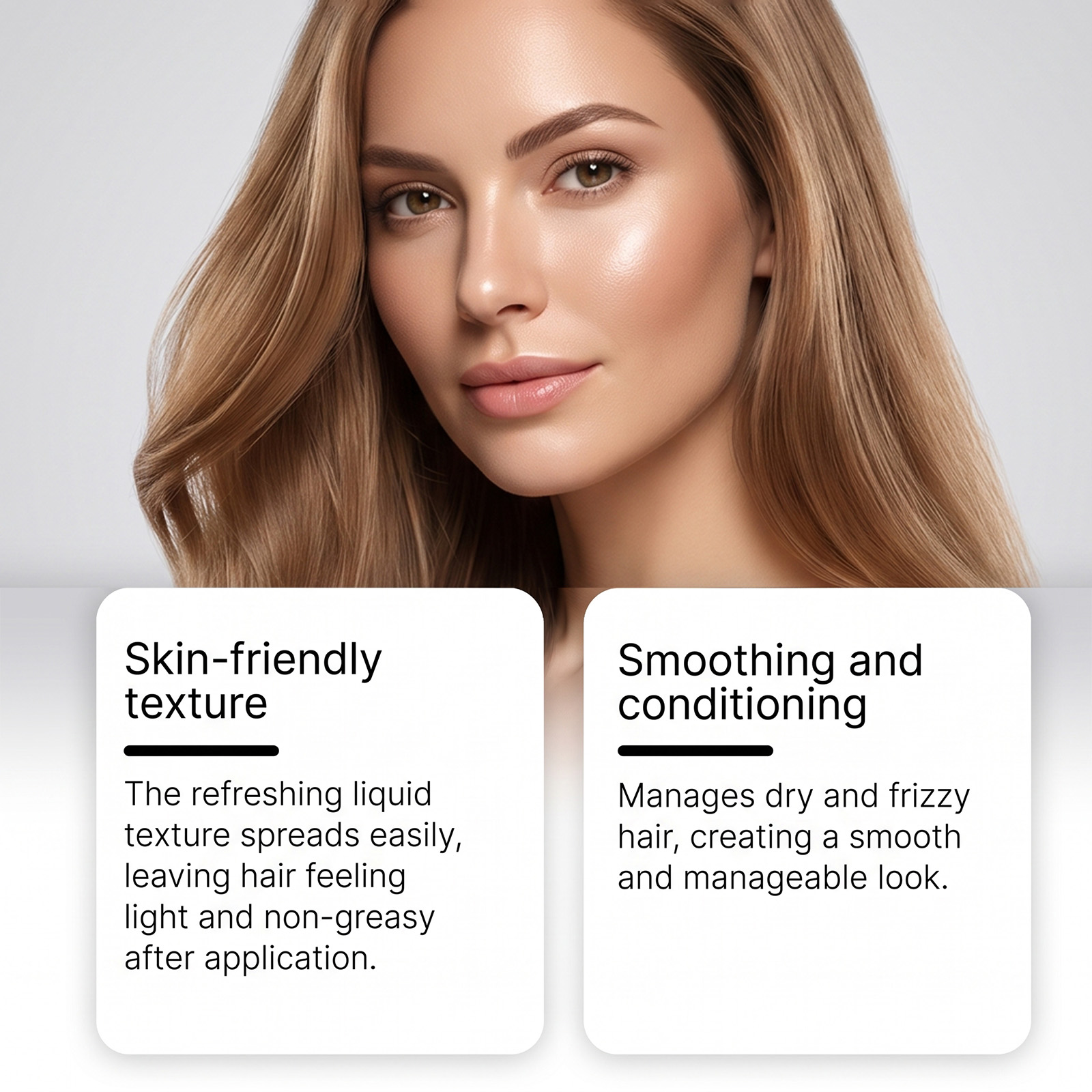 Hair Care Essence Liquid Moisturizing Smooth Plump Tresses Fluffy Hair Easy Manage Convenient
