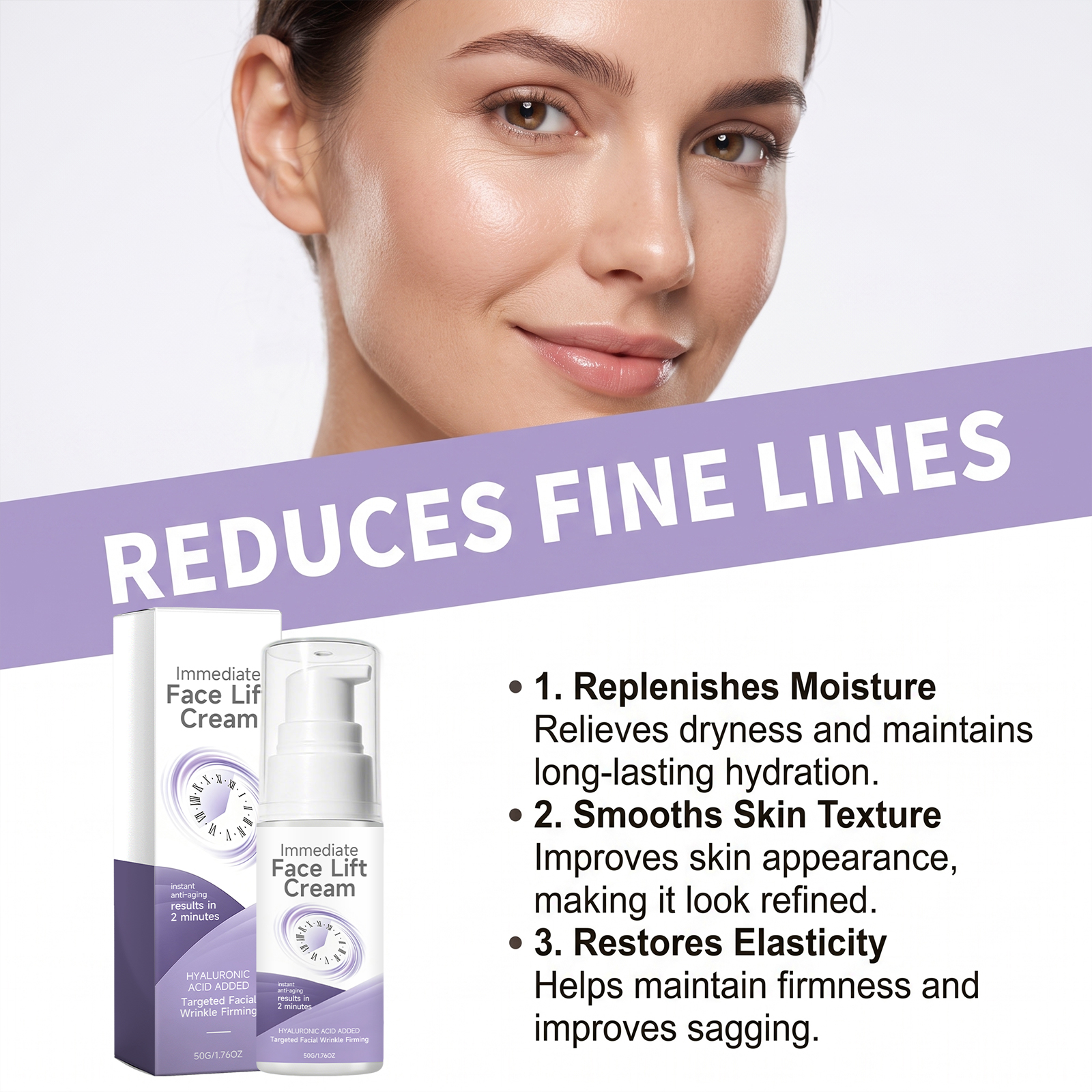 Cream Mild Nourishing Hydrated Tender Moisturizing Light Texture Easy Apply Facial Skin Daily Care