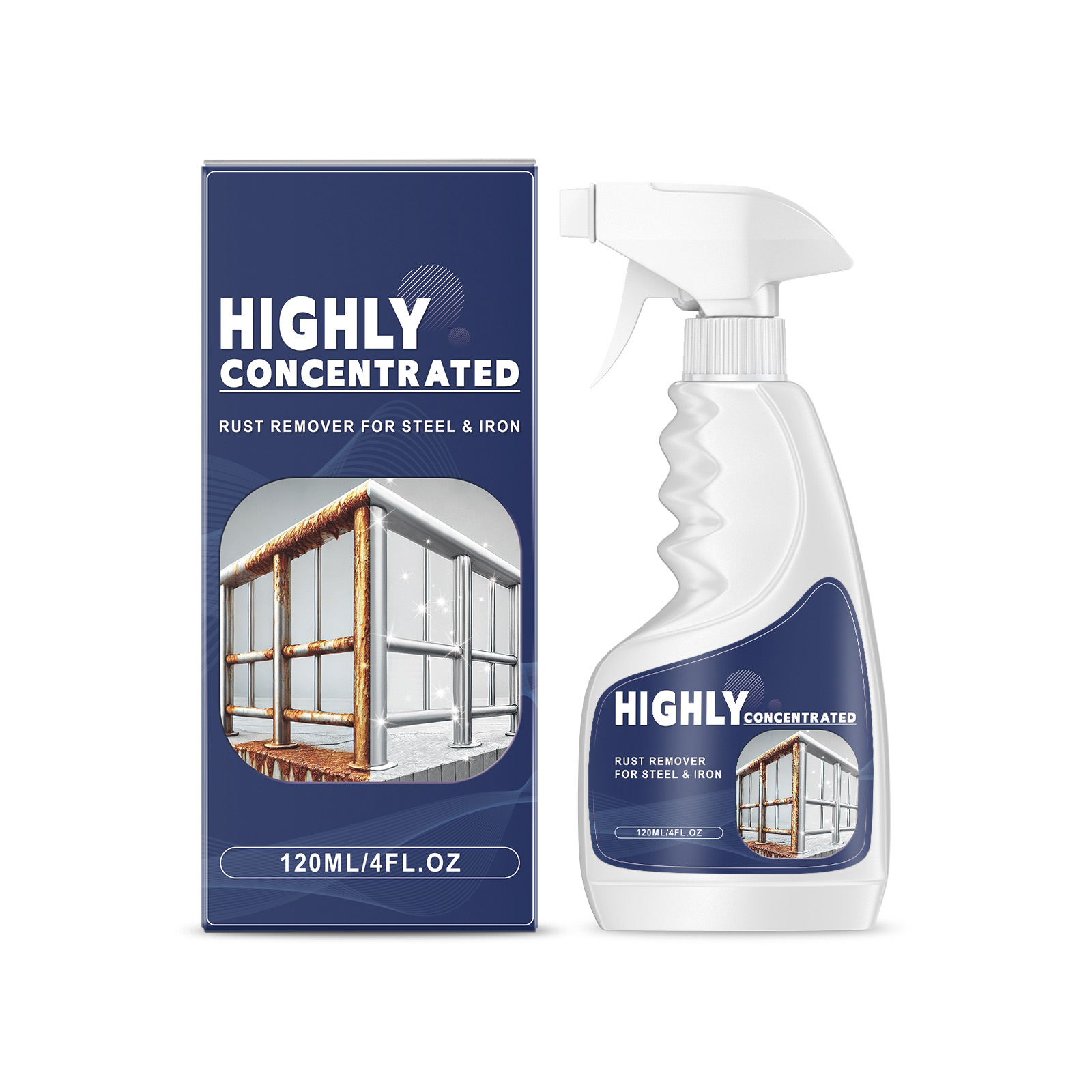 Steel Rust Remover Stainless Metal Surface Derusting Care Hardware Steel Derusting Cleaner