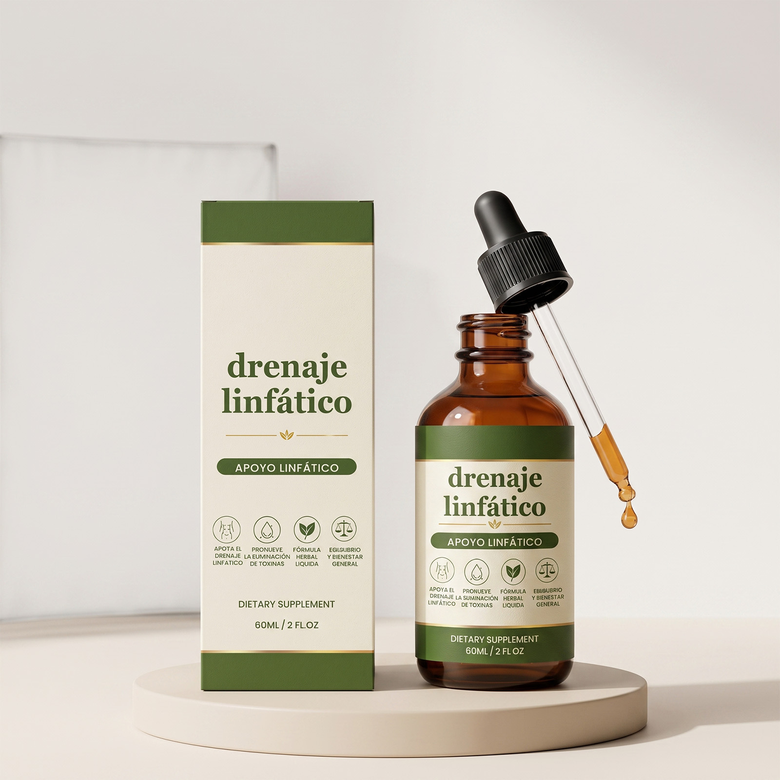 Herbal Drops With Four Plant Extracts Scientifically Blended Traditional Gentle Formula For Daily Consumption