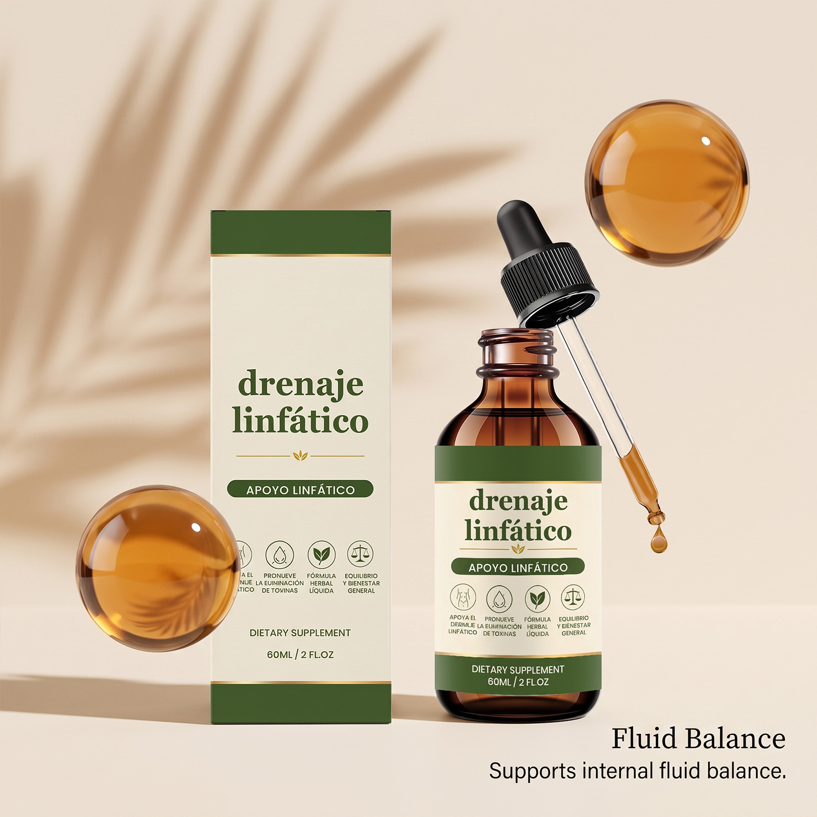 Herbal Drops With Four Plant Extracts Scientifically Blended Traditional Gentle Formula For Daily Consumption