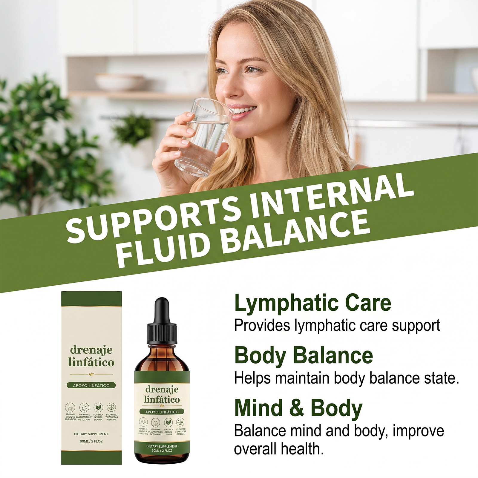 Herbal Drops With Four Plant Extracts Scientifically Blended Traditional Gentle Formula For Daily Consumption
