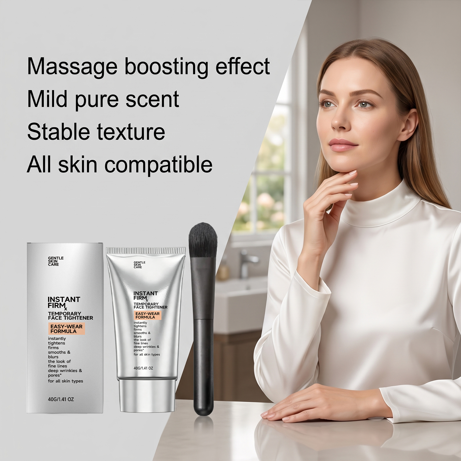 Moisturizing Facial Care Cream Hydrating Soft Glossy Delicate Comfort Daily Care For Facial Skin