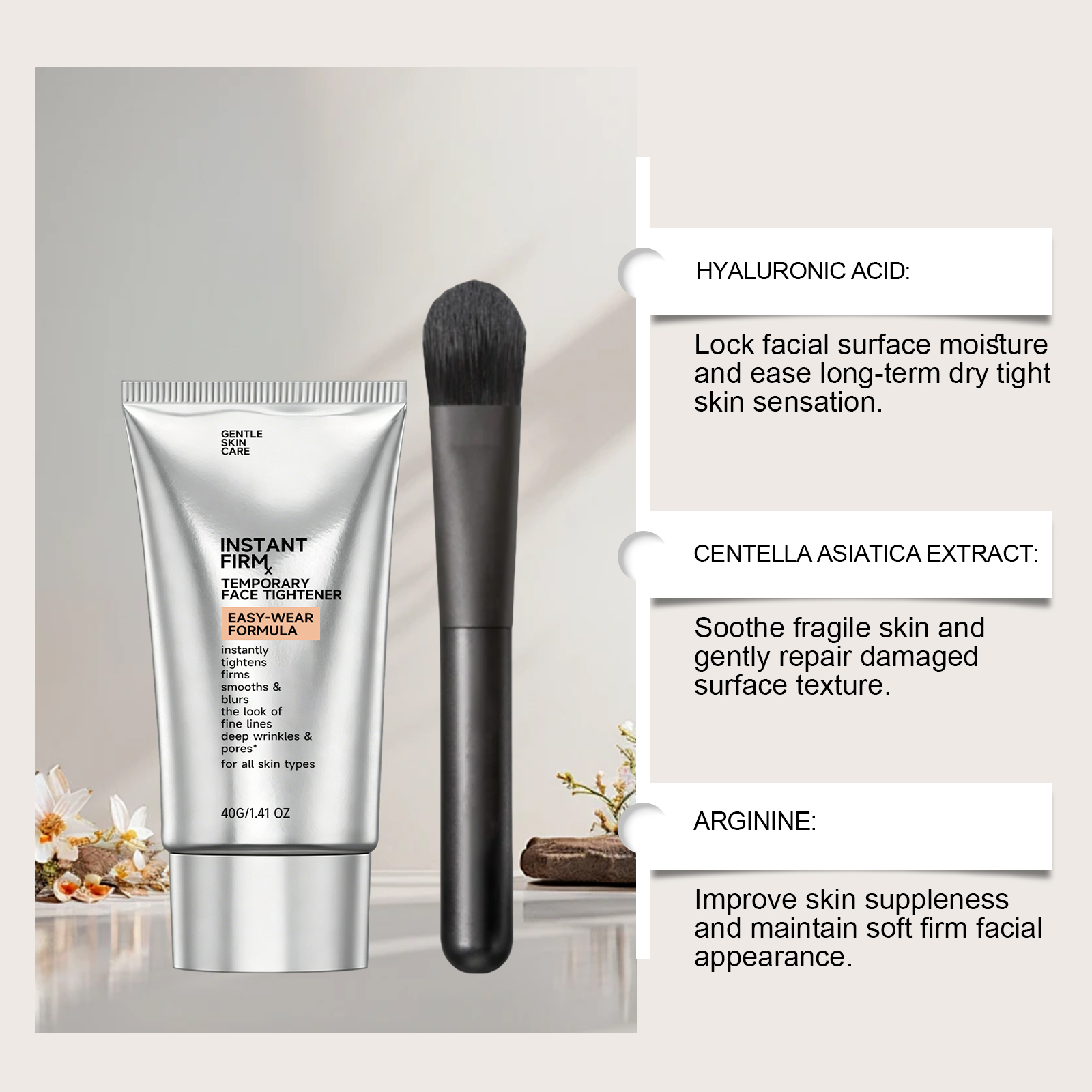 Moisturizing Facial Care Cream Hydrating Soft Glossy Delicate Comfort Daily Care For Facial Skin