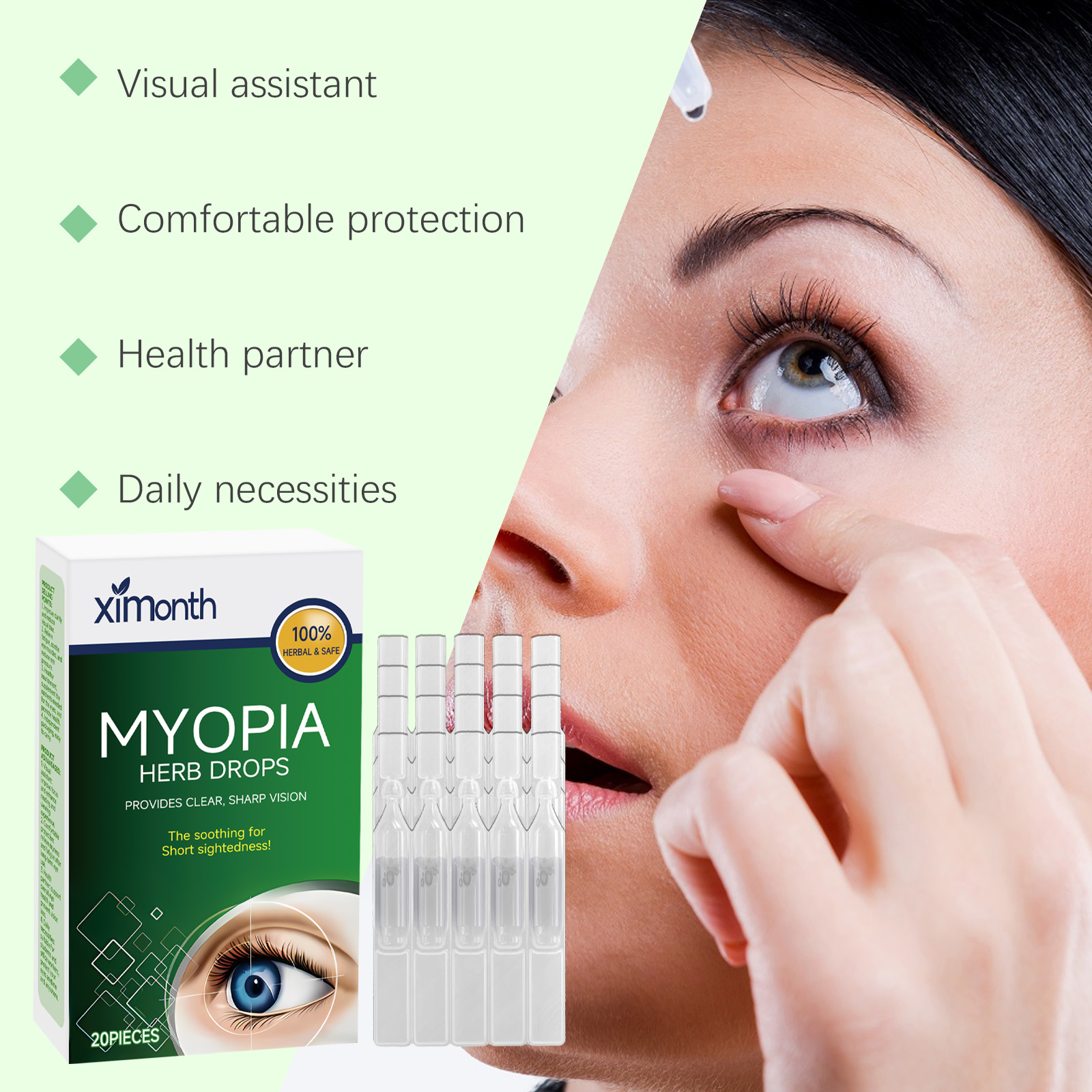 Eye Care Drops Refreshing Hydrating Gentle Portable Carry Daily Eye Care Eye Drops