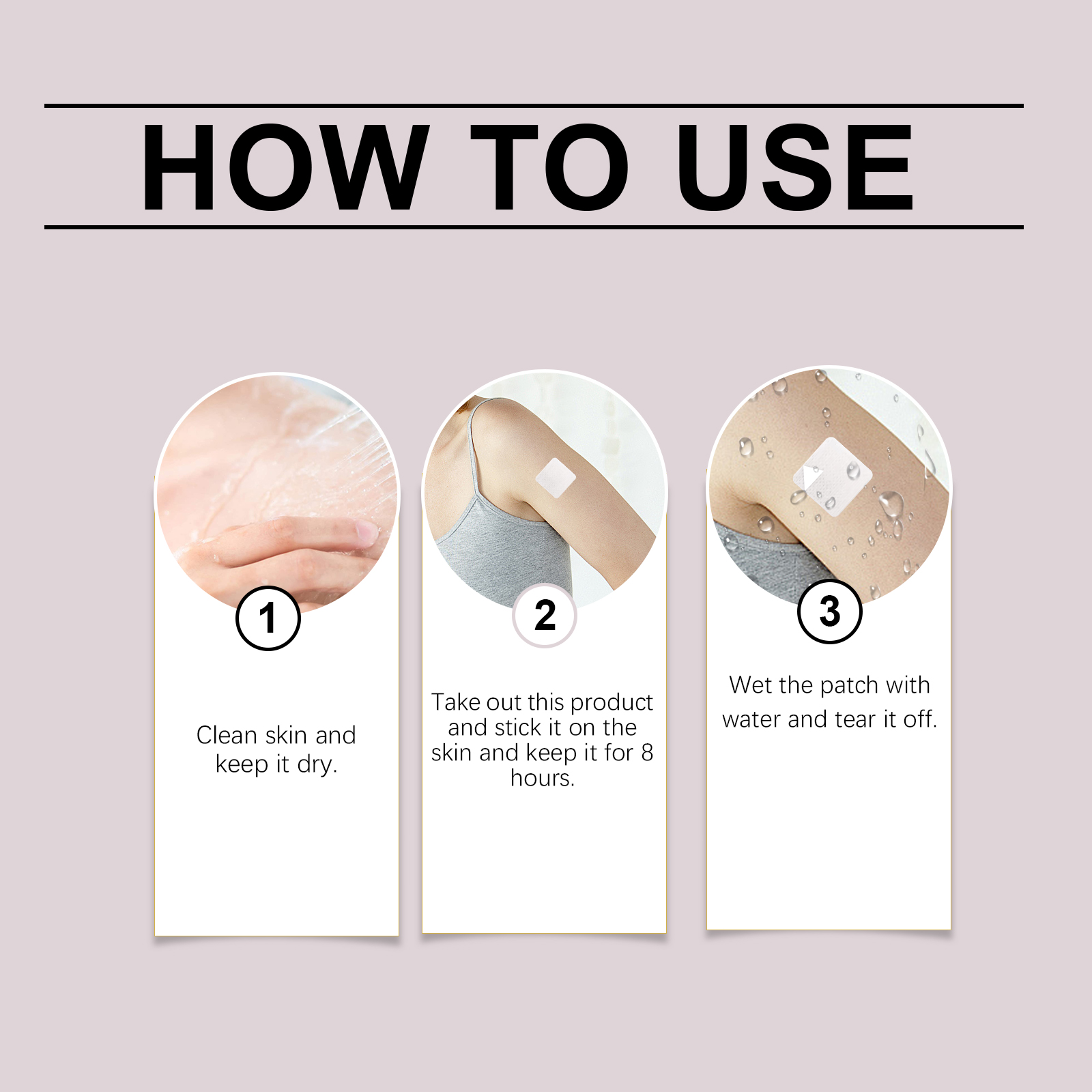 Body Care Patch Daily Mild Care Portable Red Ginkgo Ginseng Body Care Sticker For Skin Daily Use