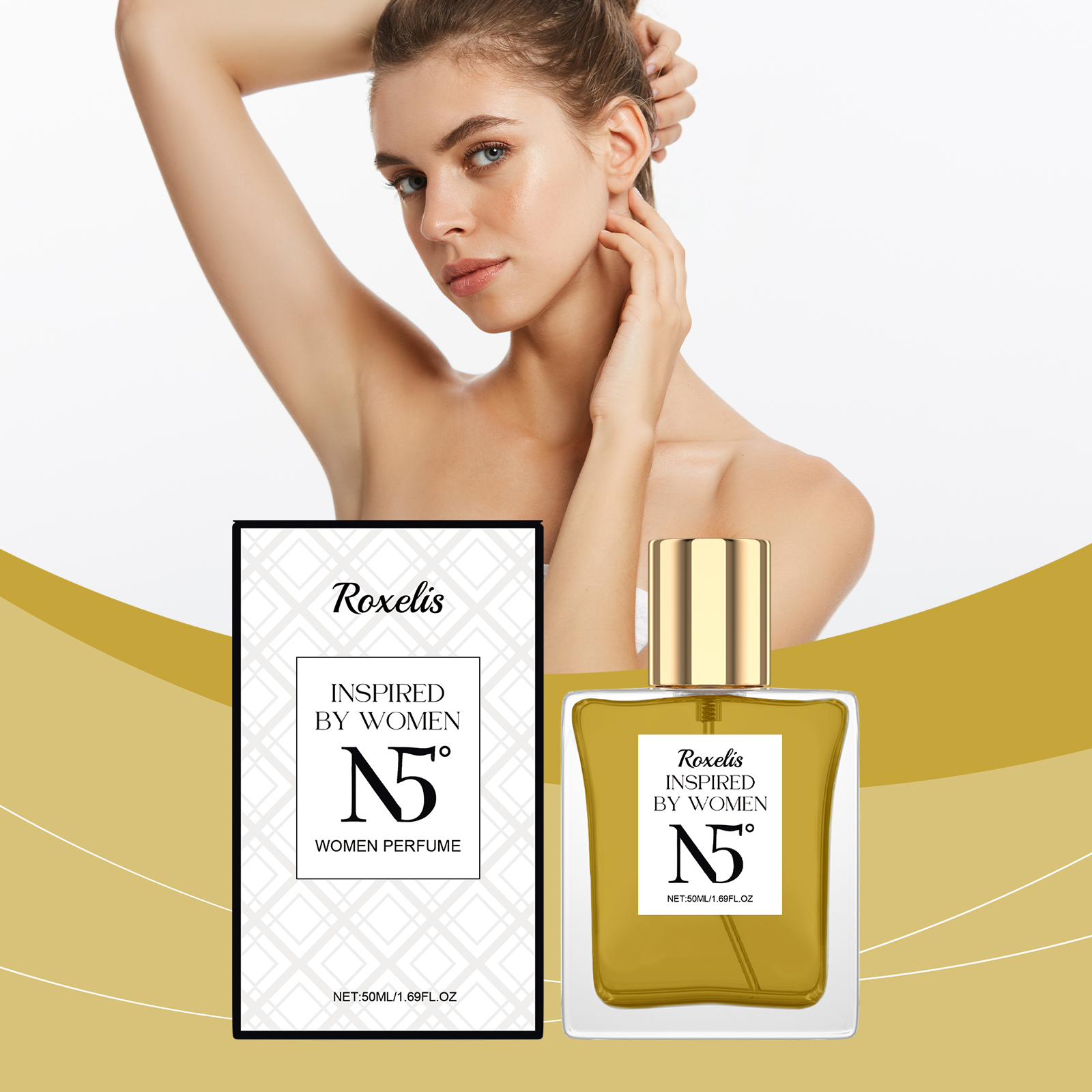 Natural Scent Women Perfume Fresh Floral Long Lasting Gentle Elegant Natural Delicate Fragrance