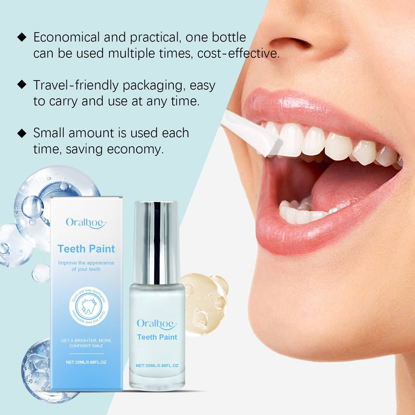 Dental Care Varnish For Teeth Oral Cleaning Stain Dirt Removal Fresh Care Liquid