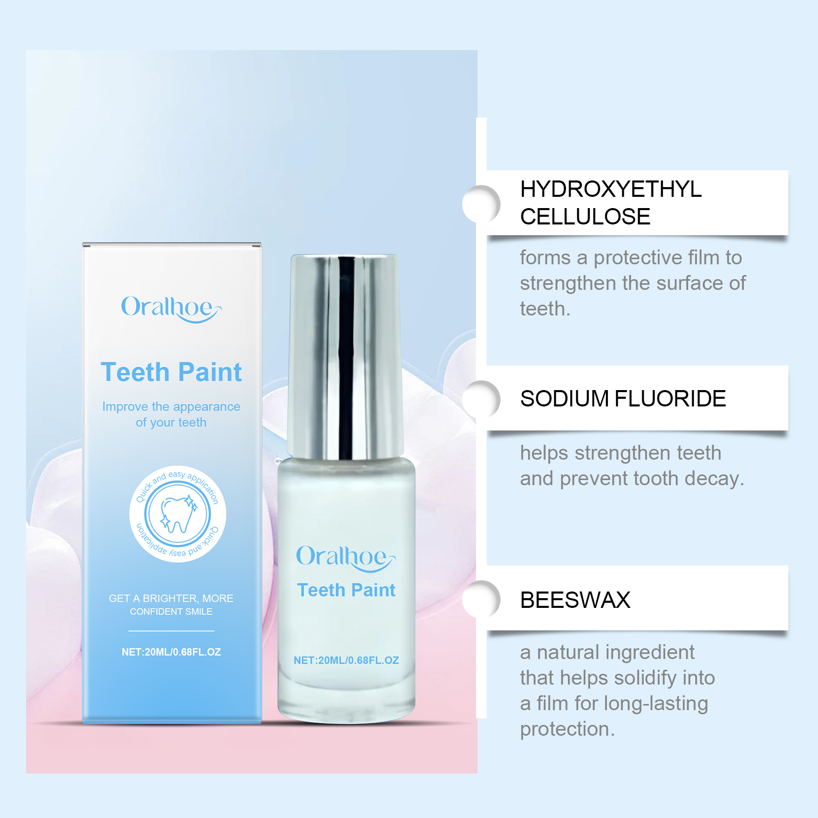 Dental Care Varnish For Teeth Oral Cleaning Stain Dirt Removal Fresh Care Liquid