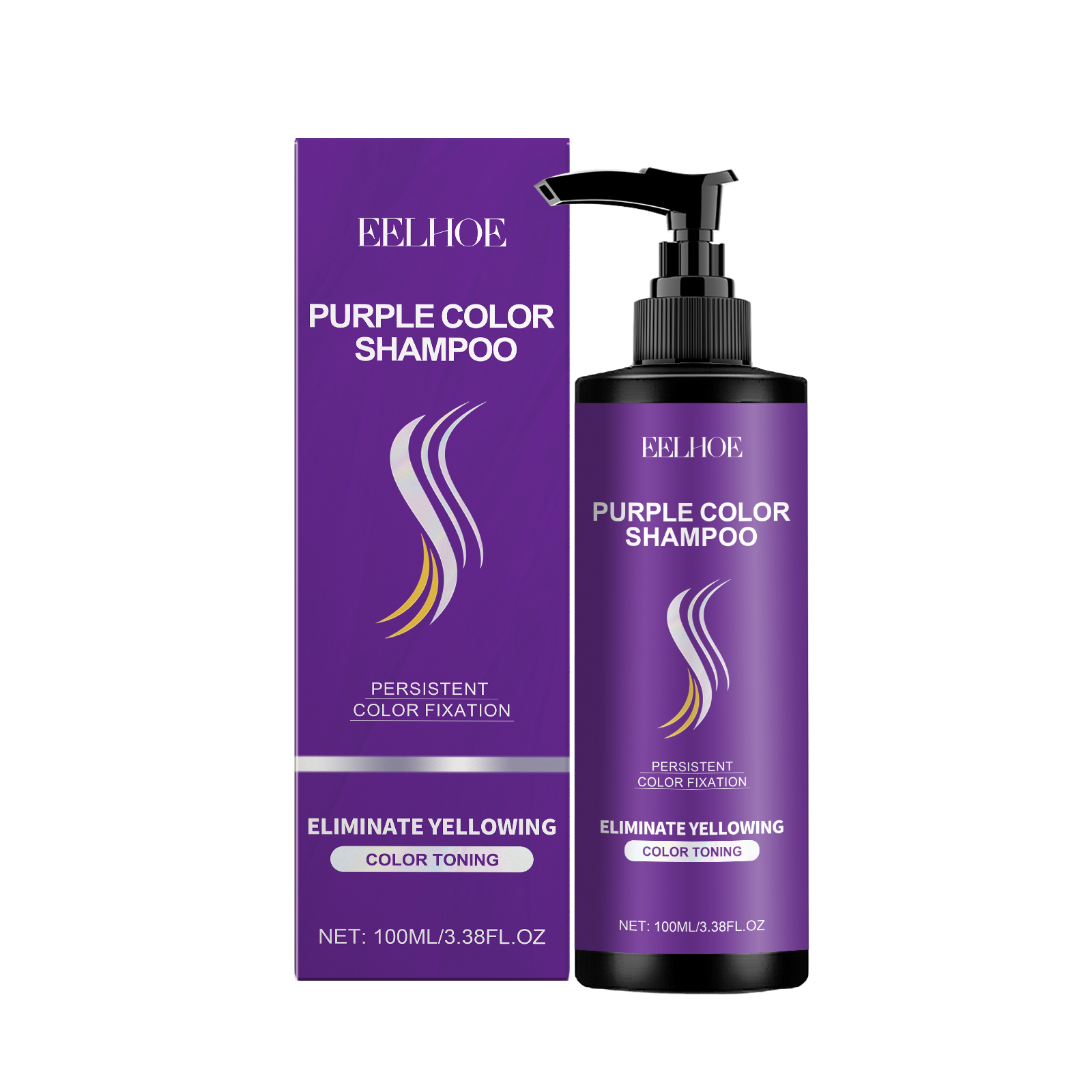 Purple Shampoo Offers Long Lasting Hair Color Daily Nourish Smooth Moisturize Hair Care