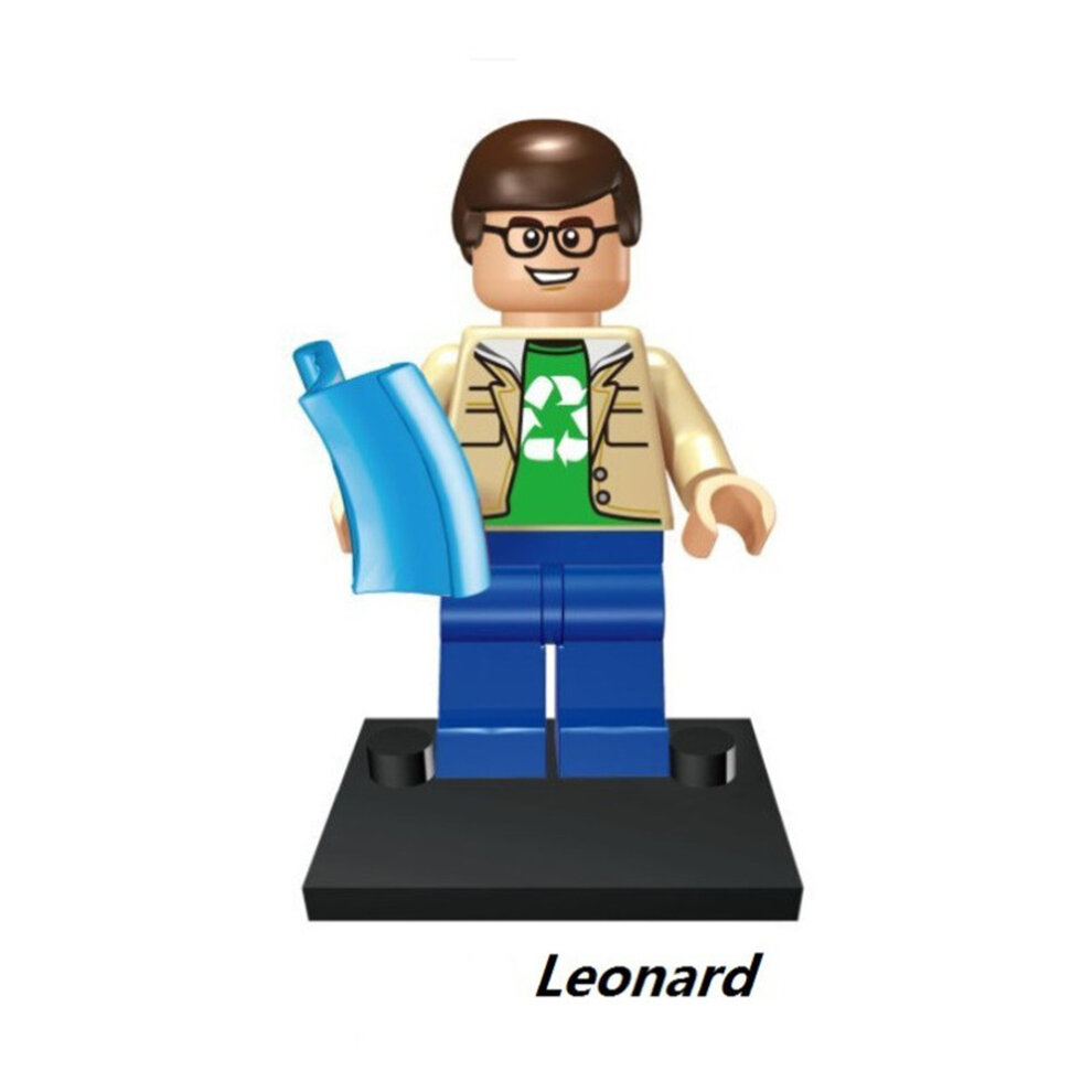 7Pcs Big Bang Theory Building Block Minifigures Toys Best Action Figures Gift Fit Lego