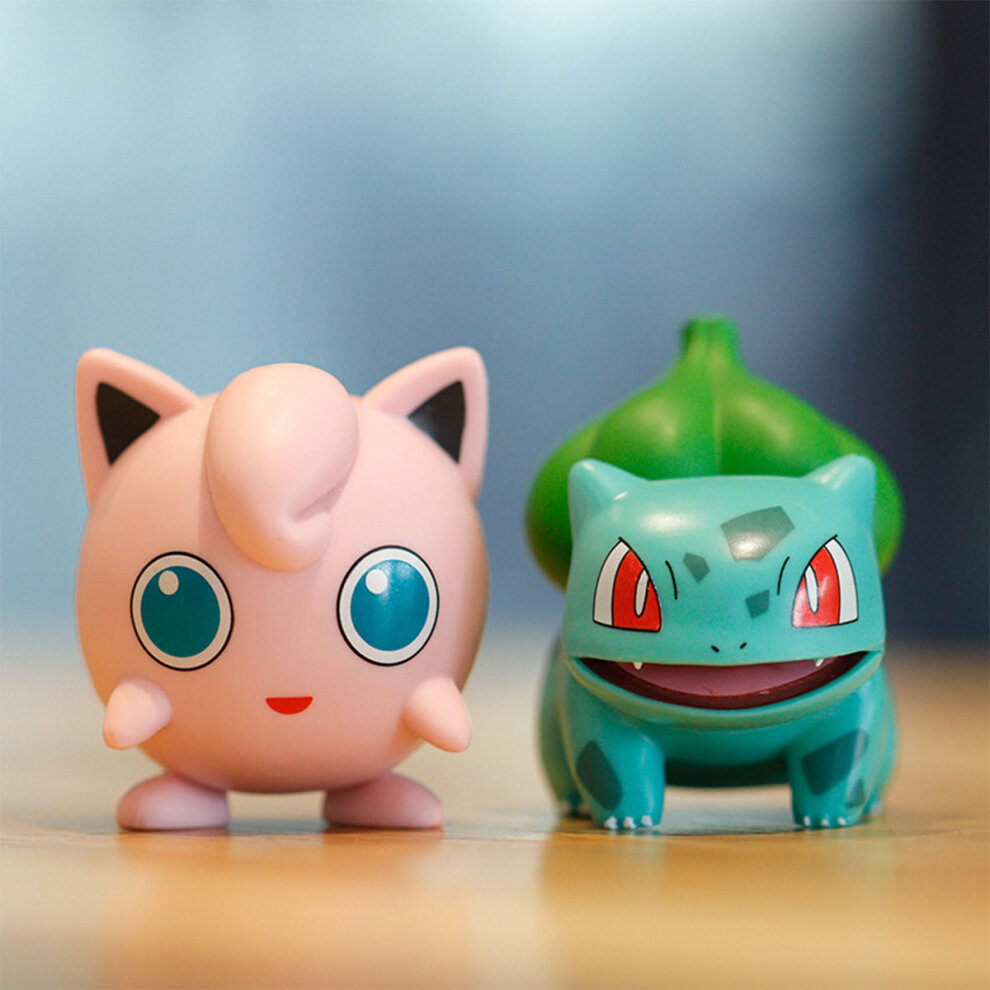 Pokemon Figures Mini Monster Pikachu Toy Cake Topper Kids Gift Model