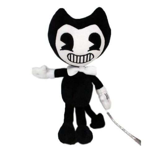 (Bendy) Bendy and the Ink Machine Plush Doll Figure Toy Black White Alice Boris Toy Gift