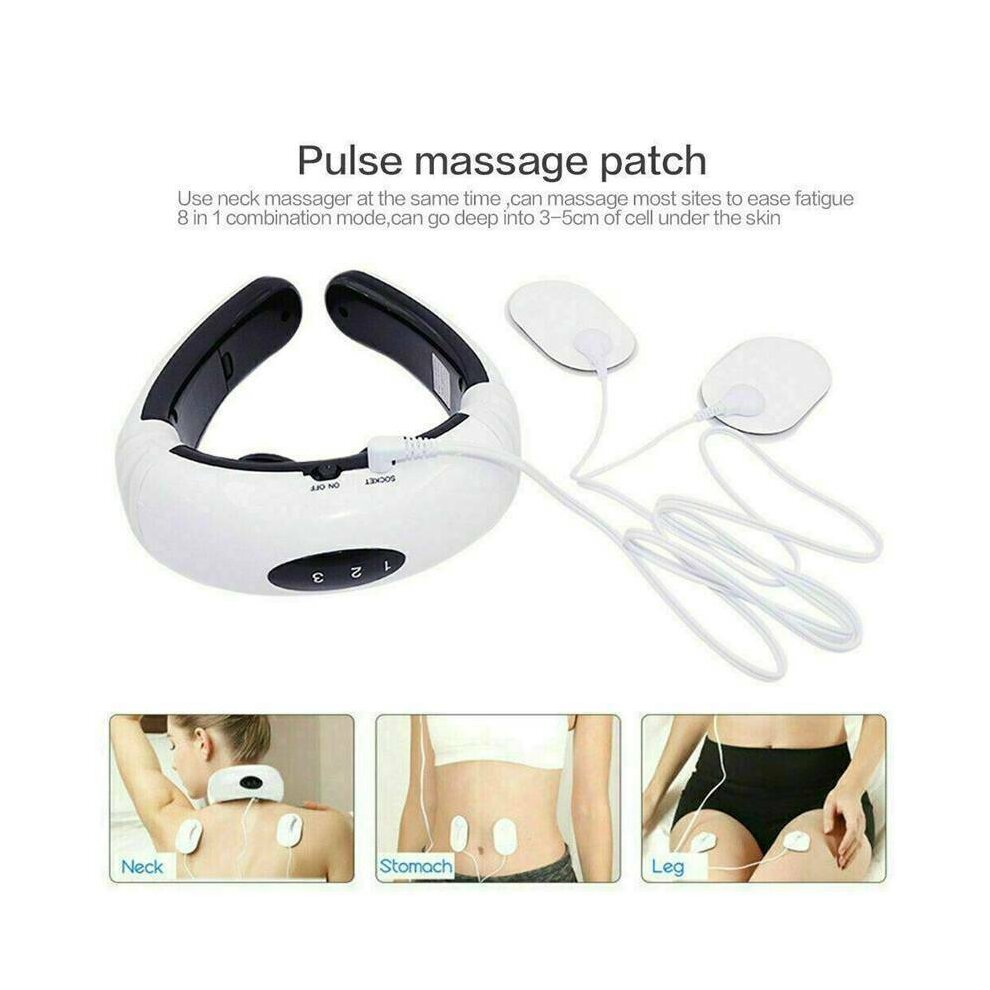 Pro Electric Cervical Neck Massager Body Shoulder Relax Massage Relieve Soft
