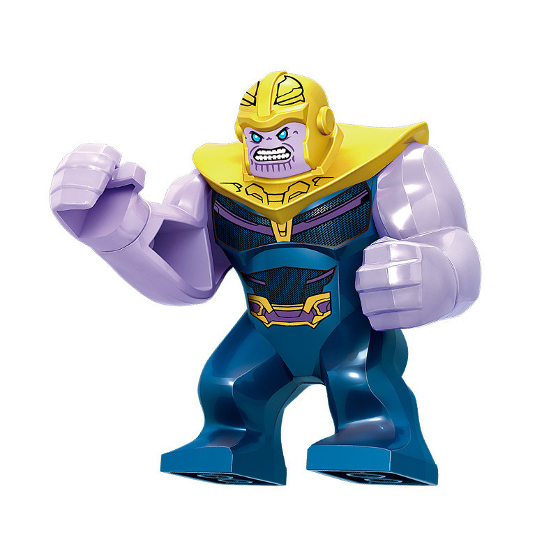 DC Marvel Superheroes Minifigures Kit 48PCS Mini Bricks Action Figure Toy Set Fit Lego Stitching Toys Playsets for Birthday Party Favors Cake Toppers Decoration Christmas Gift for Boys and Girls