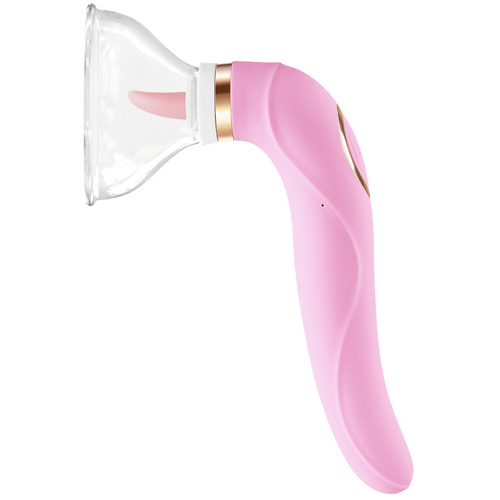 Sex Toy for Her G-spot Stimulator Toy for Women Vagina Anal Suction Massager Tongue Licking Design Vibrating Clit Sucker Couple Gift