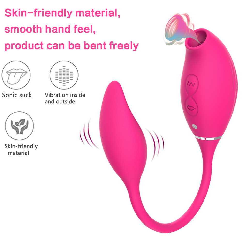 Vibrating Dildo Bullet Vibrators Sex Toy Nipple Clitoriss Toys with 10 Suction Modes Dildo Anal Stimulator Magic Massager Adult Toys for Women and Couples