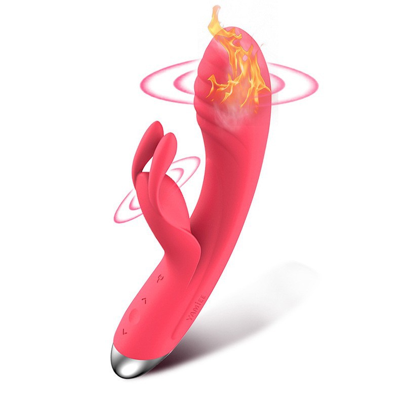 Rabbit G Spot Vibrator Adult Sex Toys Realistic Dildo Sexual Massager for Vaginal Clitorals Stimulation Dual Vibrating Motor