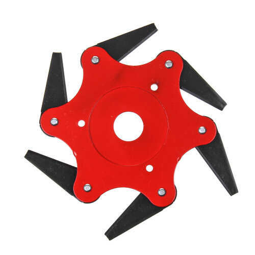 6 Tooth Grass Metal Blades Trimmer Brush Cutter Head Steel Garden Tools for Strimmer Law