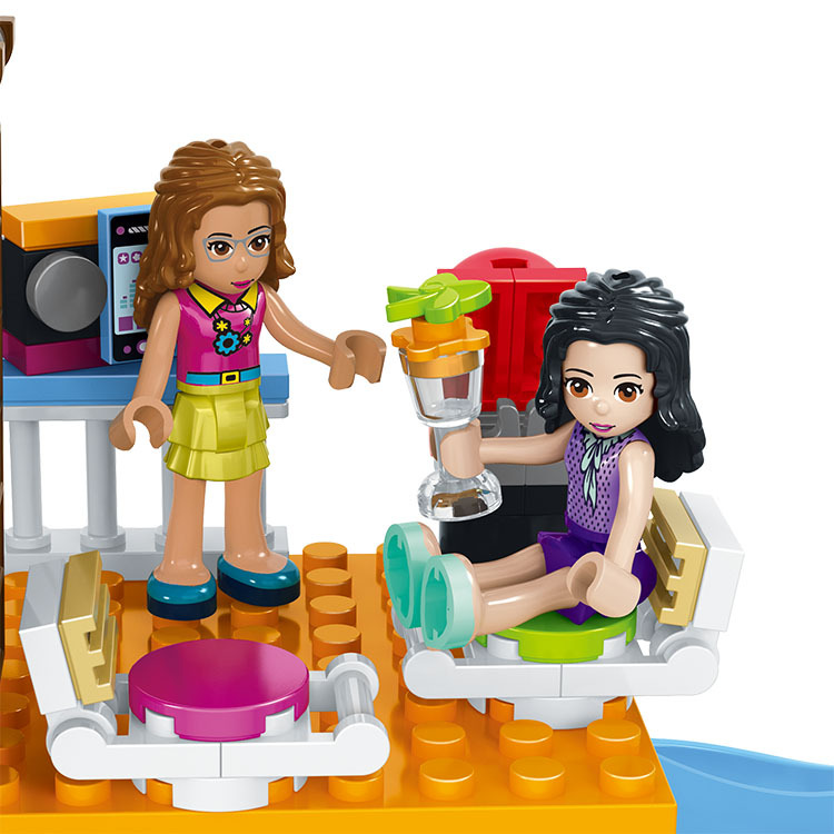 Building Blocks Friends New Lake Park House Intelligence Exercise Toys Sets Compatible 37077 For Kids Birthday Gift No Box