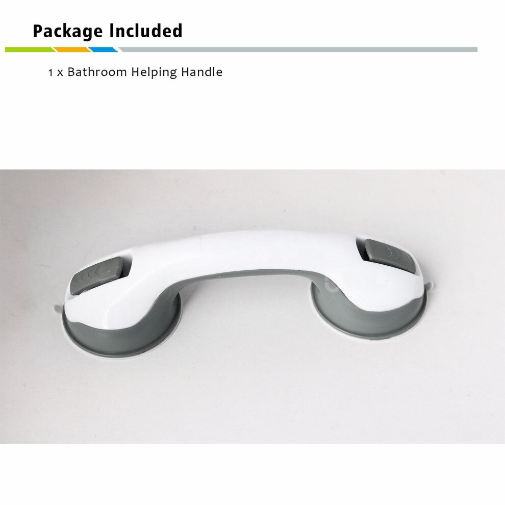 2X Bathroom Support Grab Handle Shower Safety Suction Grip Hand Rail