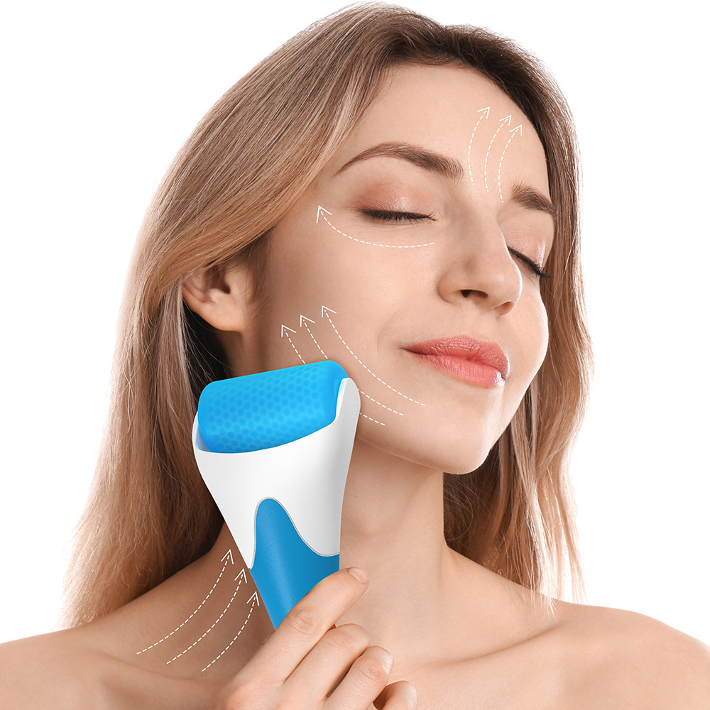 Ice Roller Cool Face Roller Beauty Therapy Massager Skin Lifting Tools Skin Care Products for Eyes Face Reducing Puffiness Migraine Pain Relief and Minor Injury Anti Wrinkles