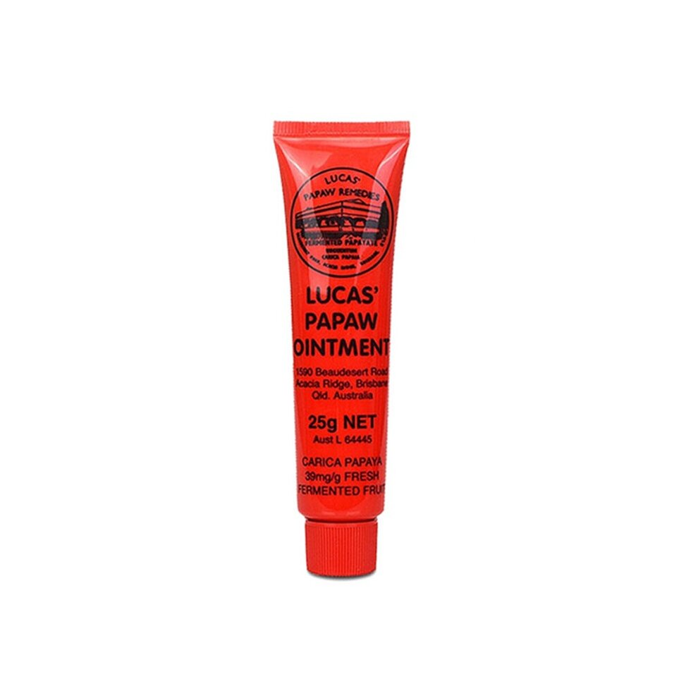 (25g + 75g) Lucas PAPAW Papaya Ointment Moisturizing Lip Balm Diaper Rash Cream Lip Protector Cream Best Treatment for Lips and Skin