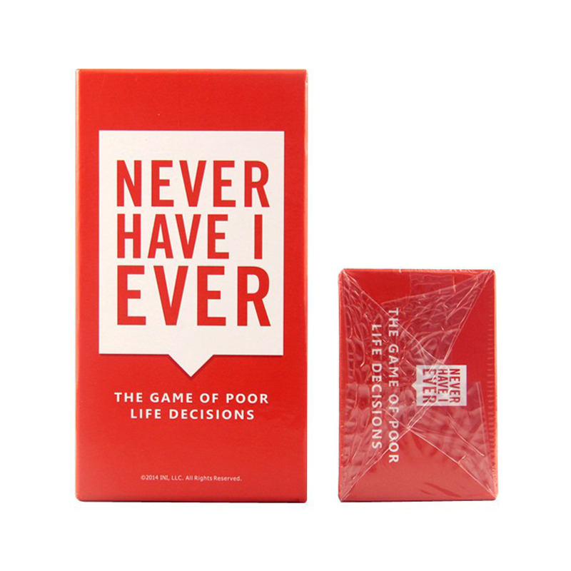 Never Have I Ever  Card Game Set Fun Game Night Party Games for Adults